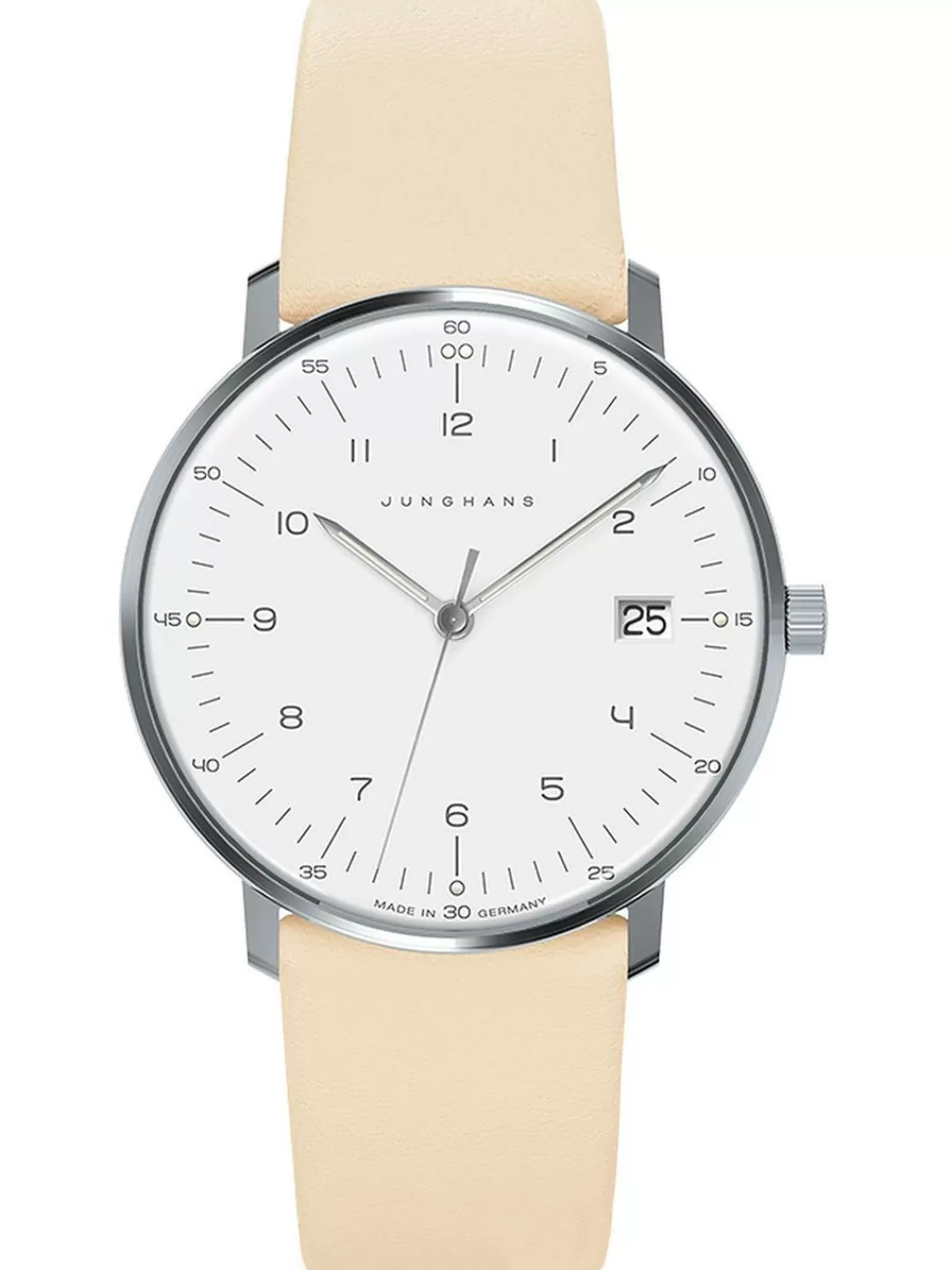 Junghans Max Bill Damenuhr Mit Saphirglas Beige | Damenuhren