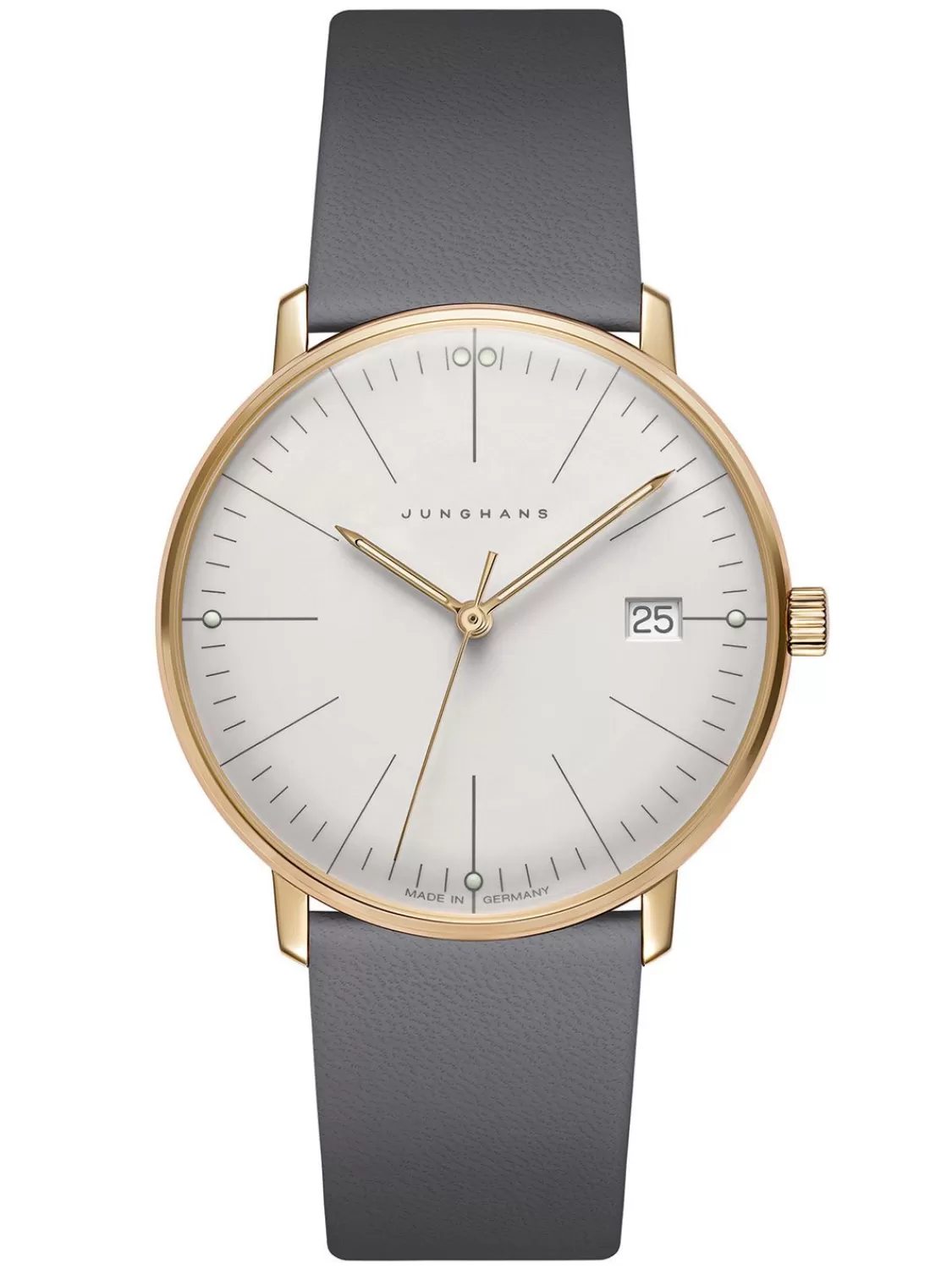 Junghans Max Bill Damenuhr Mit Saphirglas Grau/Goldfarben | Damenuhren