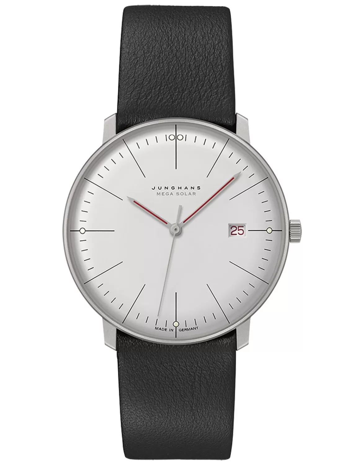 Junghans Max Bill Herren-Funkuhr Mega Solar Bauhaus | Herrenuhren