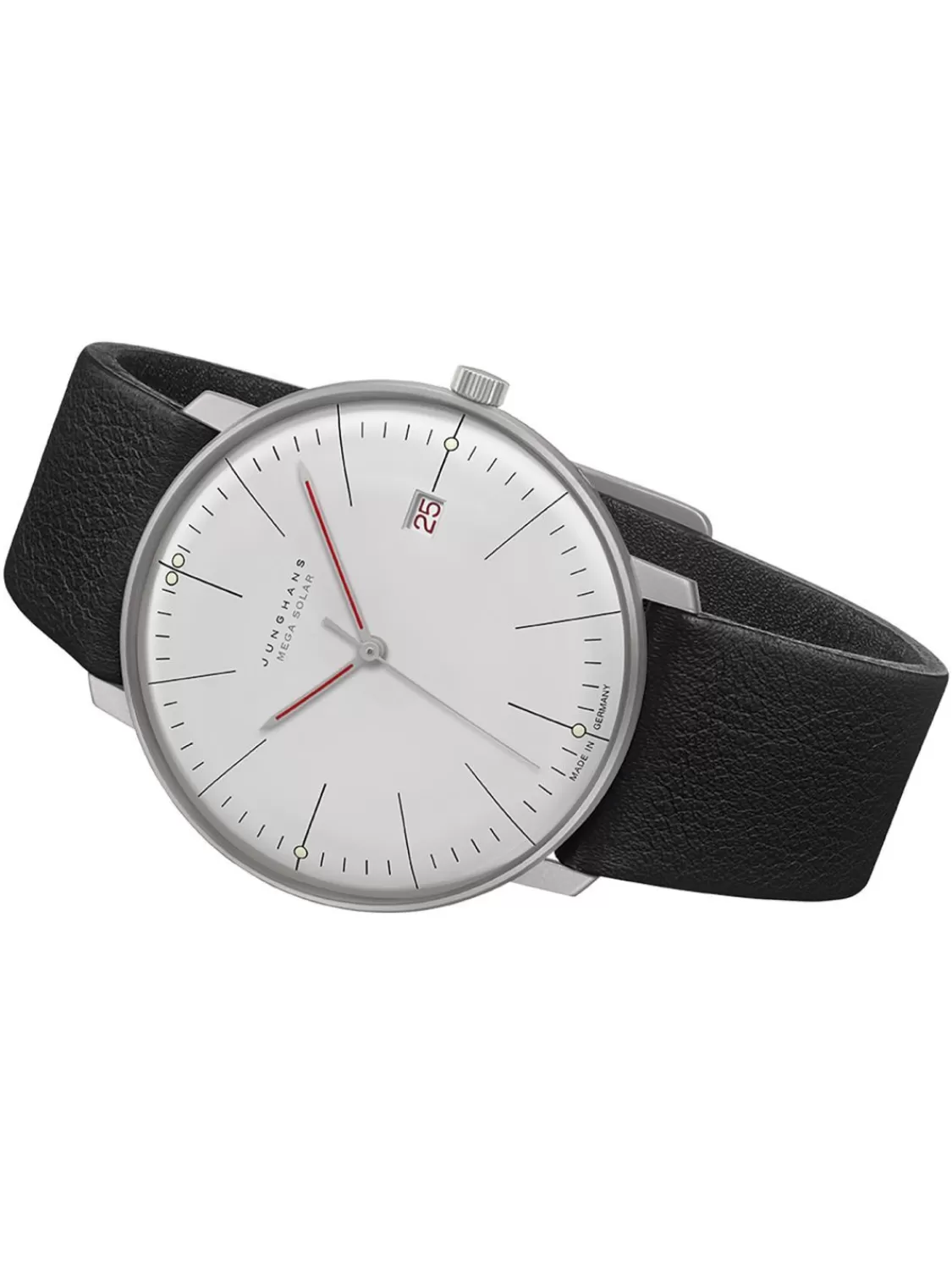 Junghans Max Bill Herren-Funkuhr Mega Solar Bauhaus | Herrenuhren