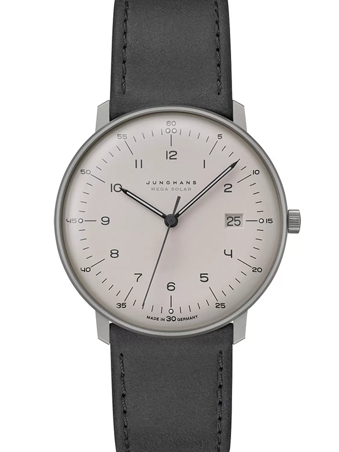 Junghans Max Bill Mega Solar Herren-Funkuhr Titan | Herrenuhren