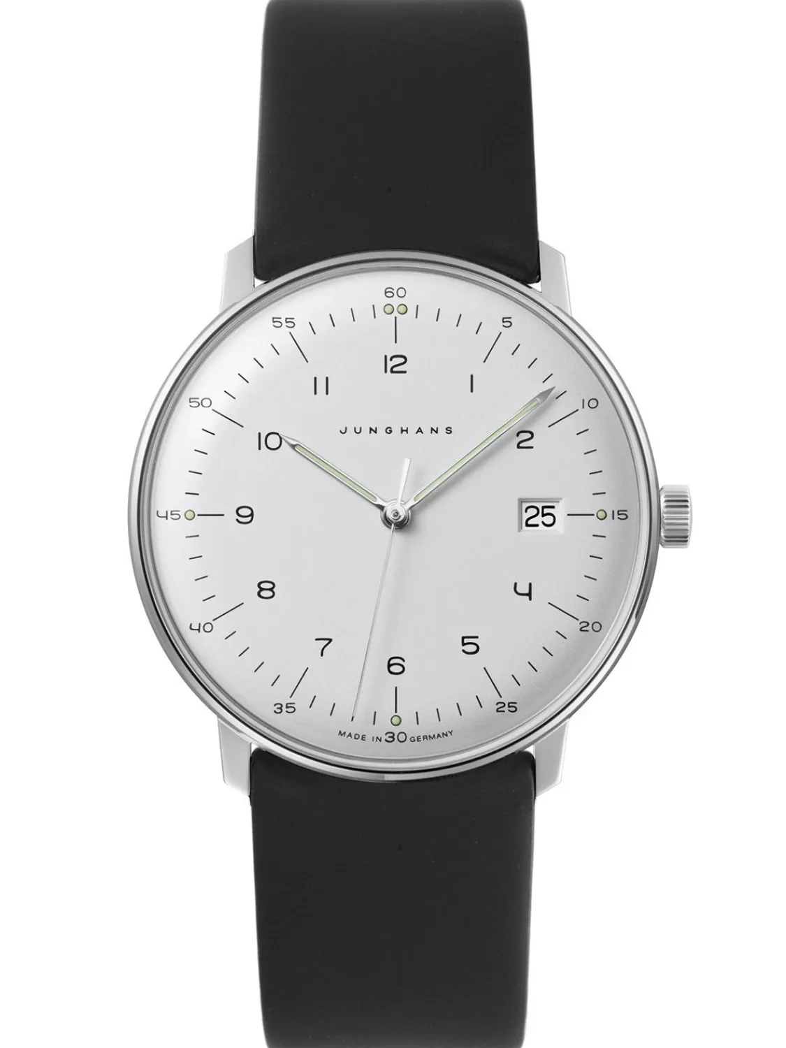 Junghans Max Bill Quarz Herrenuhr Mit 2 Lederbandern | Herrenuhren