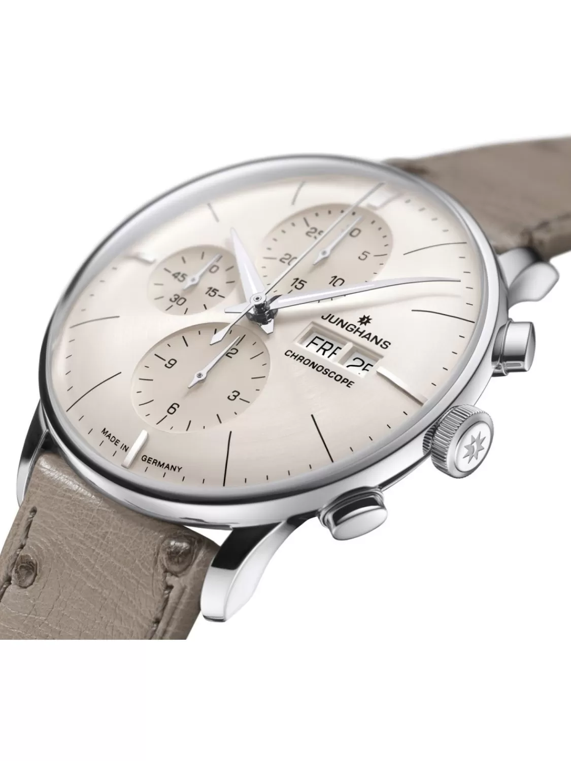 Junghans Meister Chronoscope Herrenuhr Automatik Grau | Herrenuhren