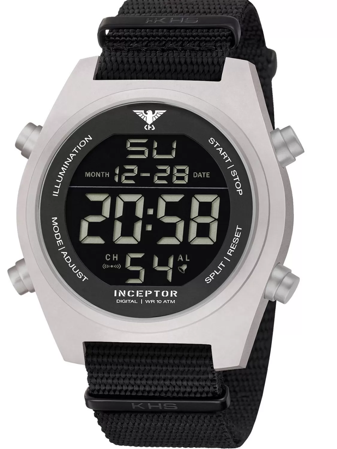 KHS Herren-Armbanduhr Inceptor Steel Digital | Herrenuhren