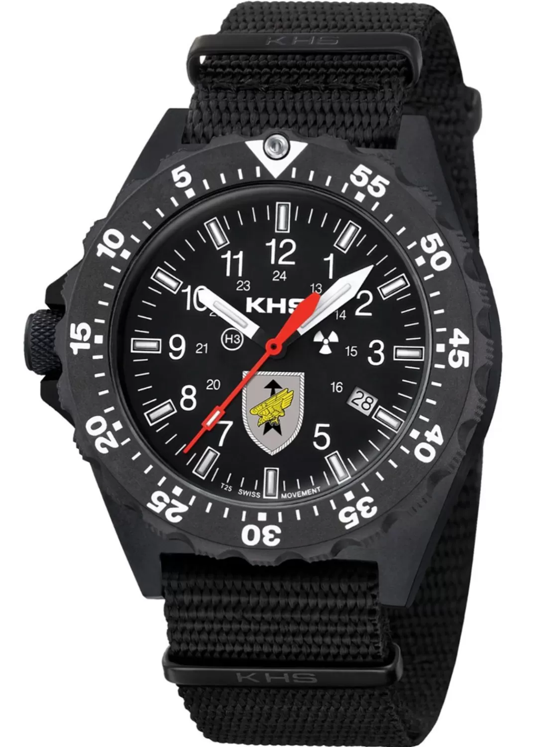 KHS Herren-Armbanduhr Shooter Mkii Dsk Schwarz | Herrenuhren