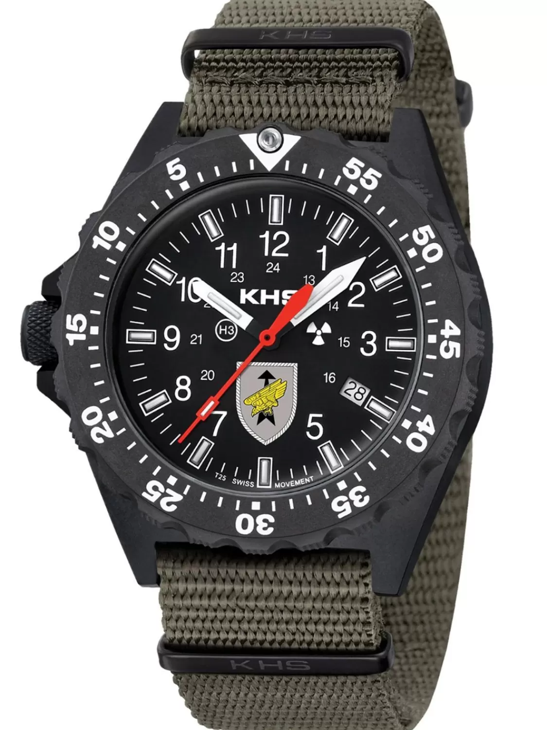 KHS Herrenuhr Shooter Mkii Dsk Olivgrun/Schwarz | Herrenuhren