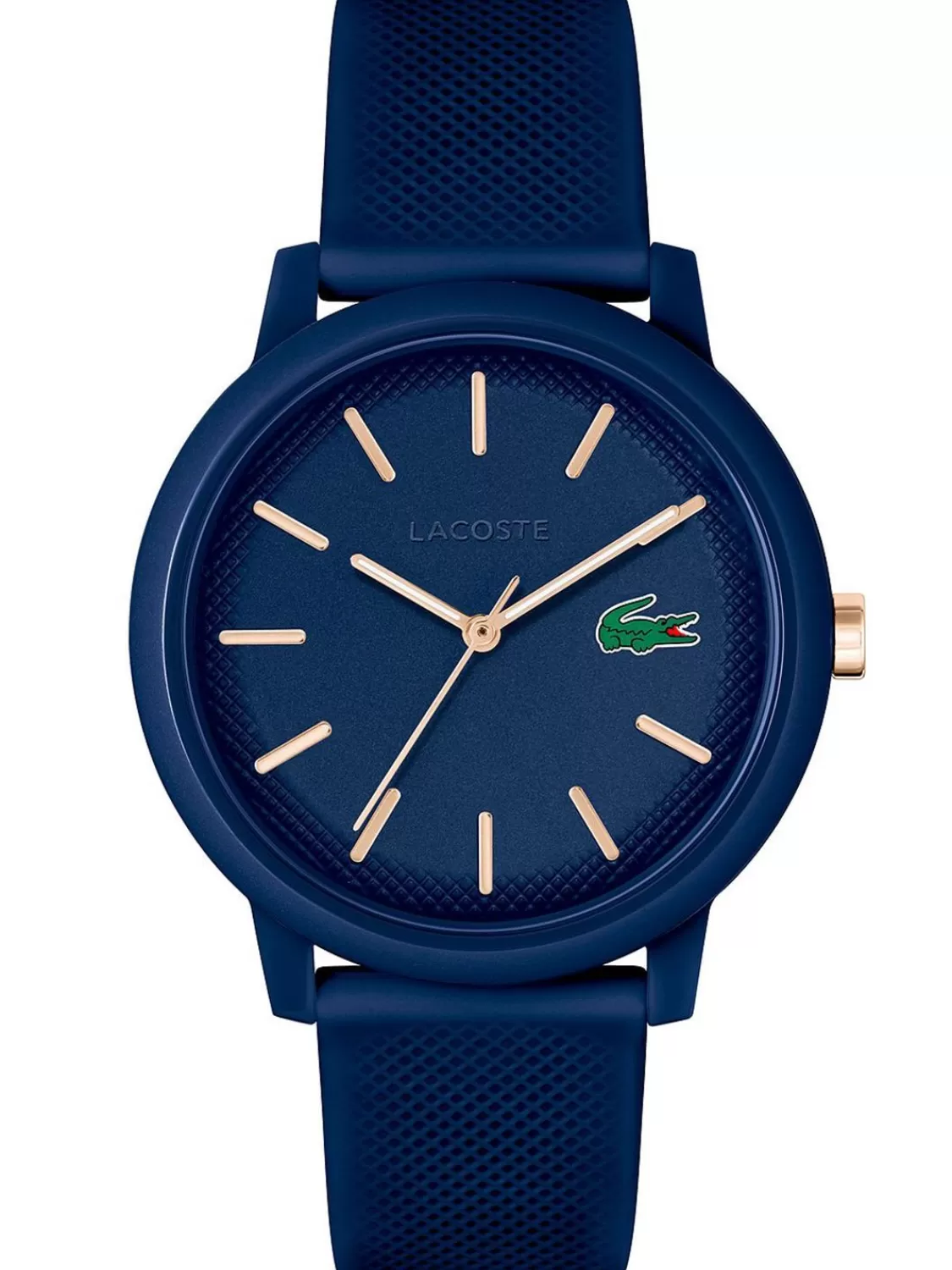 Lacoste Herrenuhr .12.12 Blau/Rosegoldfarben | Herrenuhren