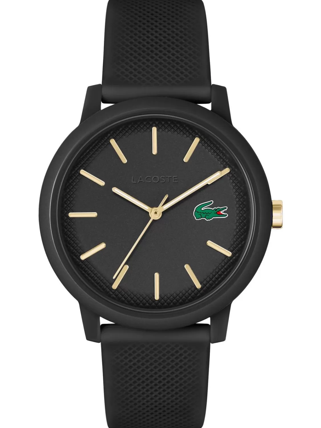 Lacoste Herrenuhr .12.12 Schwarz/Goldfarben | Herrenuhren