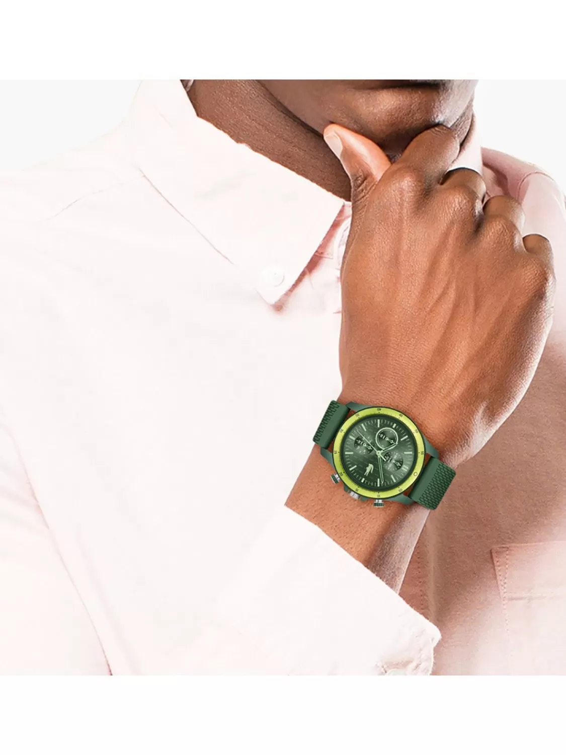 Lacoste Herrenuhr Neo Heritage Chronograph Grun | Herrenuhren
