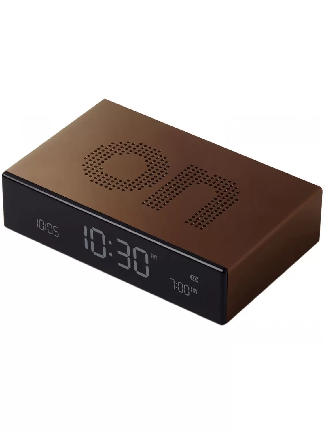 Lexon Digitalwecker Flip Premium Bronze | Wecker