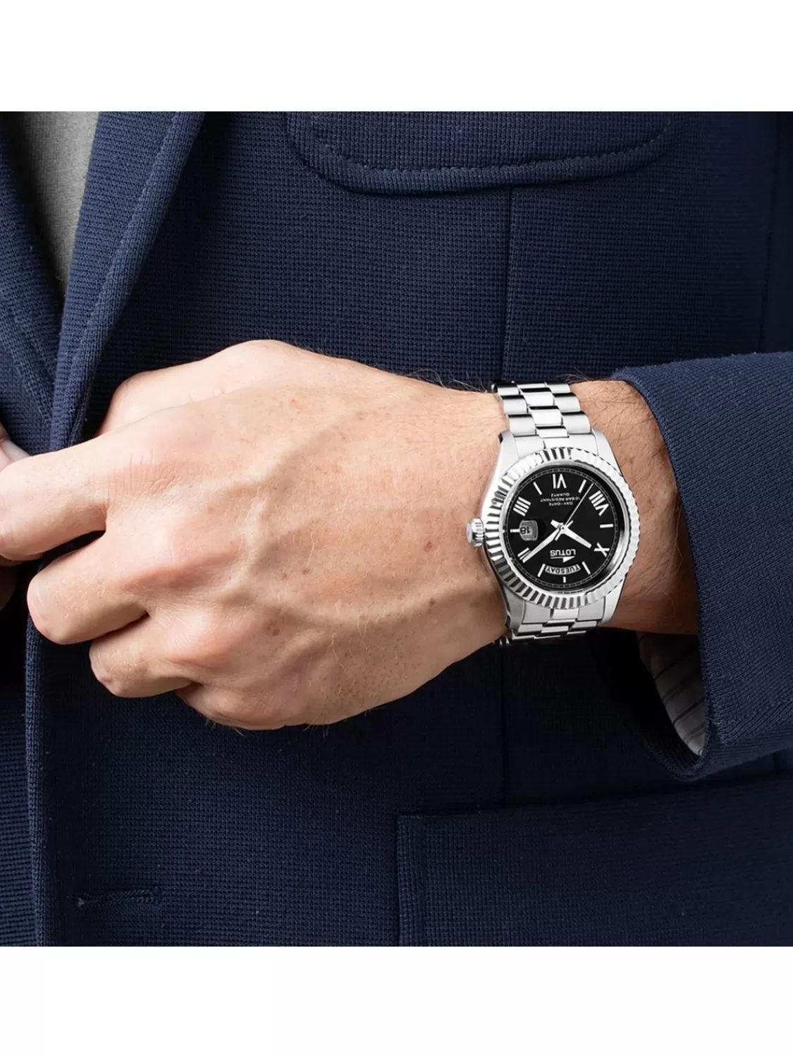 Lotus Herren-Armbanduhr Freedom Schwarz Datum Und Wochentag | Herrenuhren