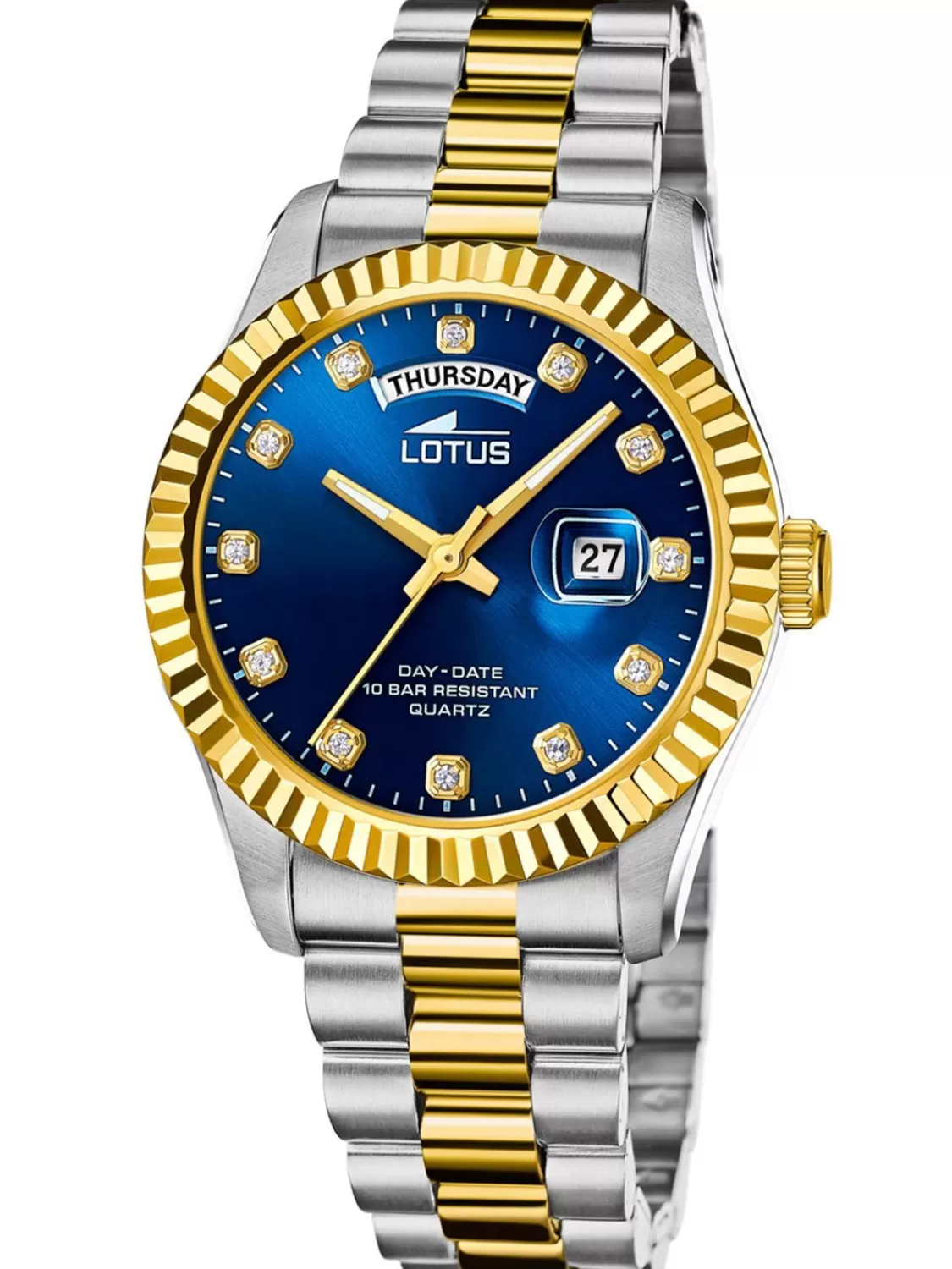 Lotus Herrenuhr Freedom Blau Datum Und Wochentag | Herrenuhren