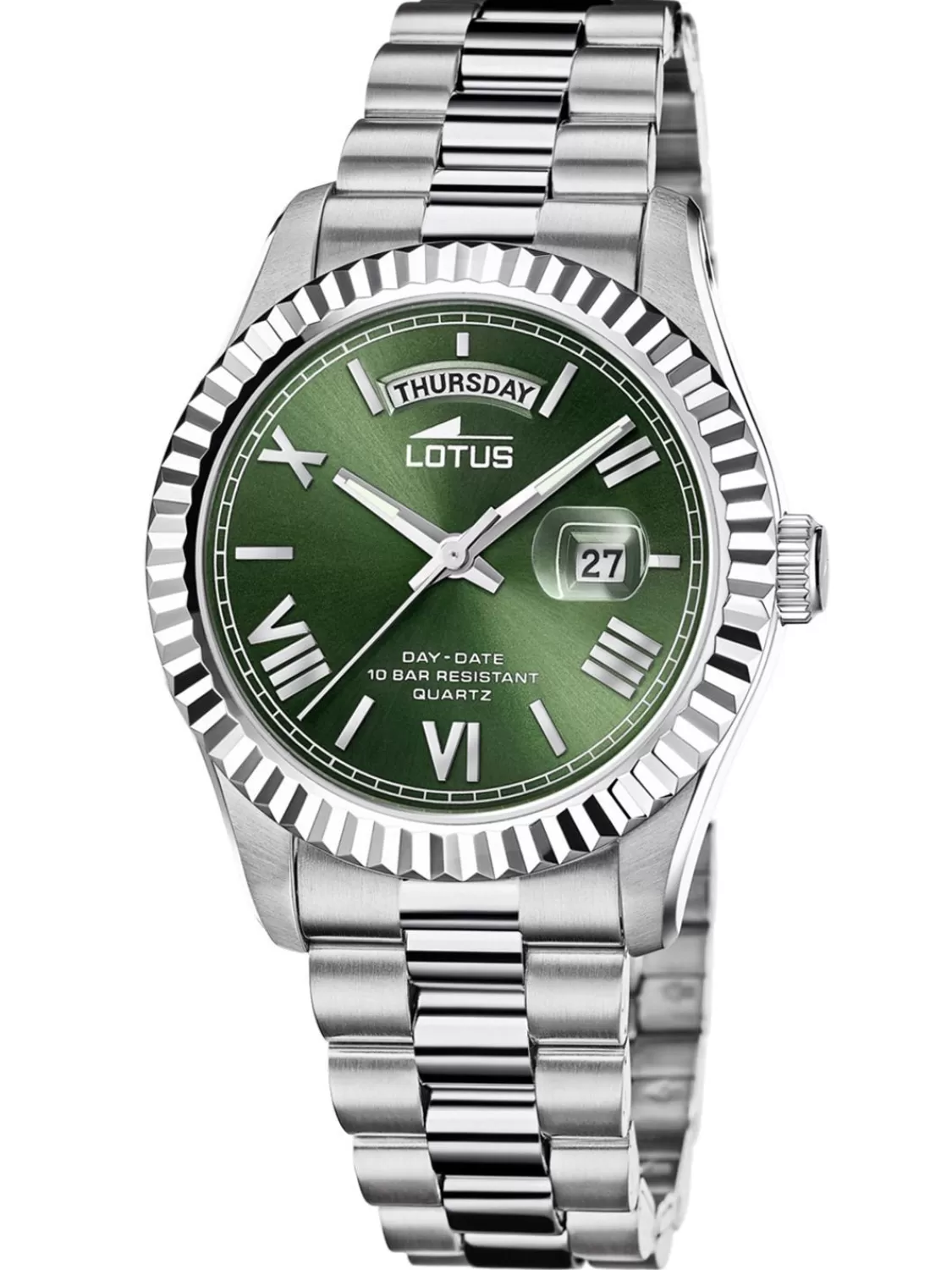 Lotus Herrenuhr Freedom Grun Datum Und Wochentag | Herrenuhren