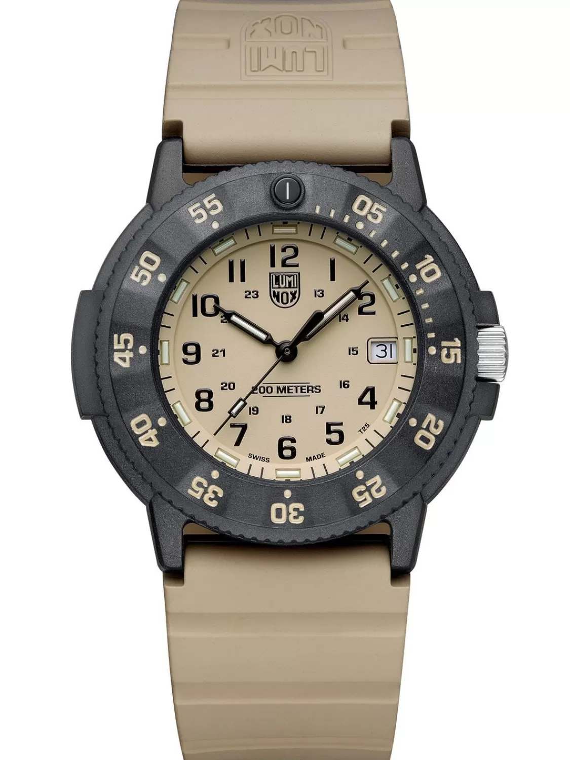 Luminox Herrenuhr Original Navy Seal Sandfarben/Schwarz | Herrenuhren