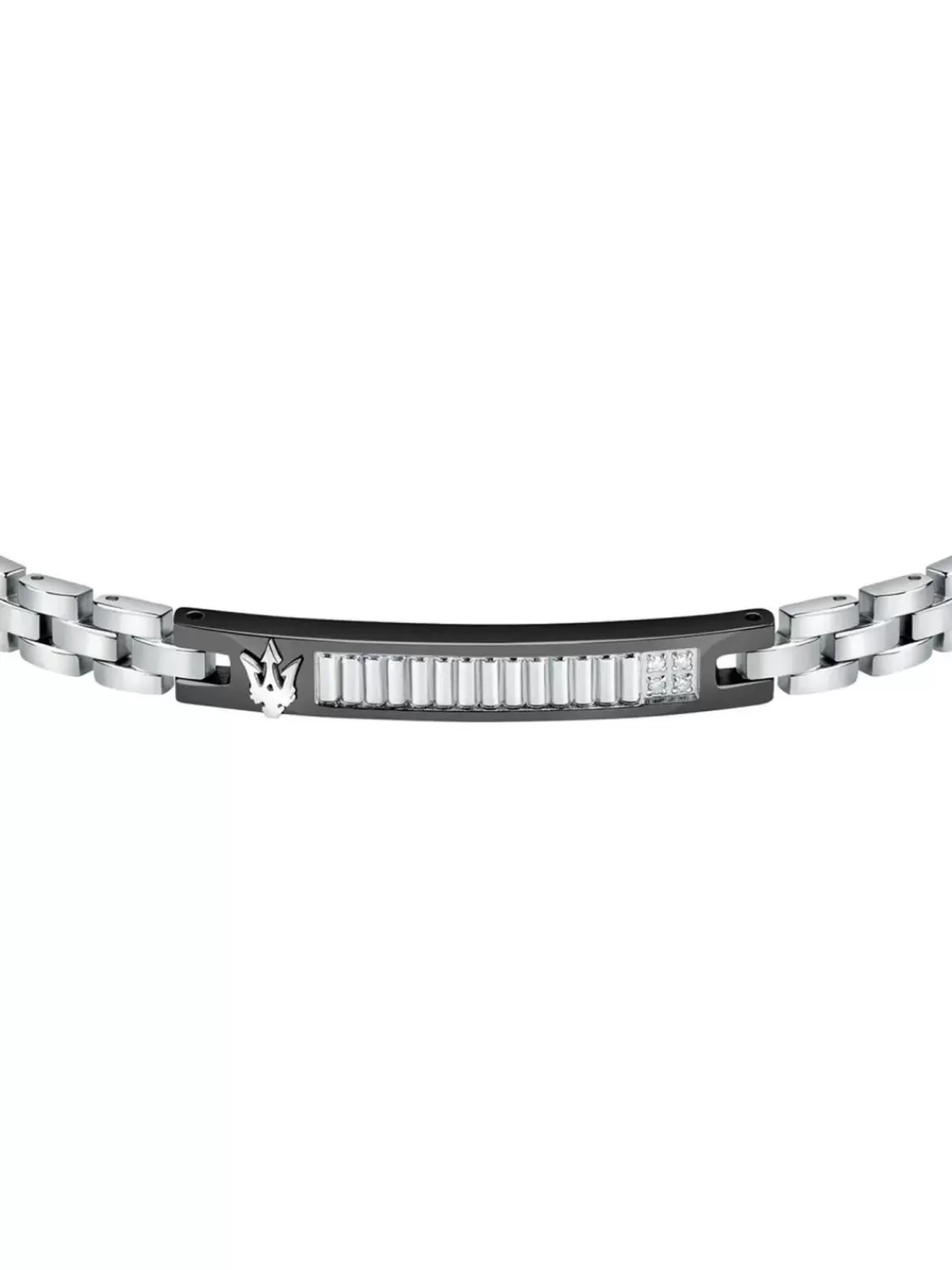 Maserati Herren-Armband Edelstahl Mit Diamanten | Herrenschmuck