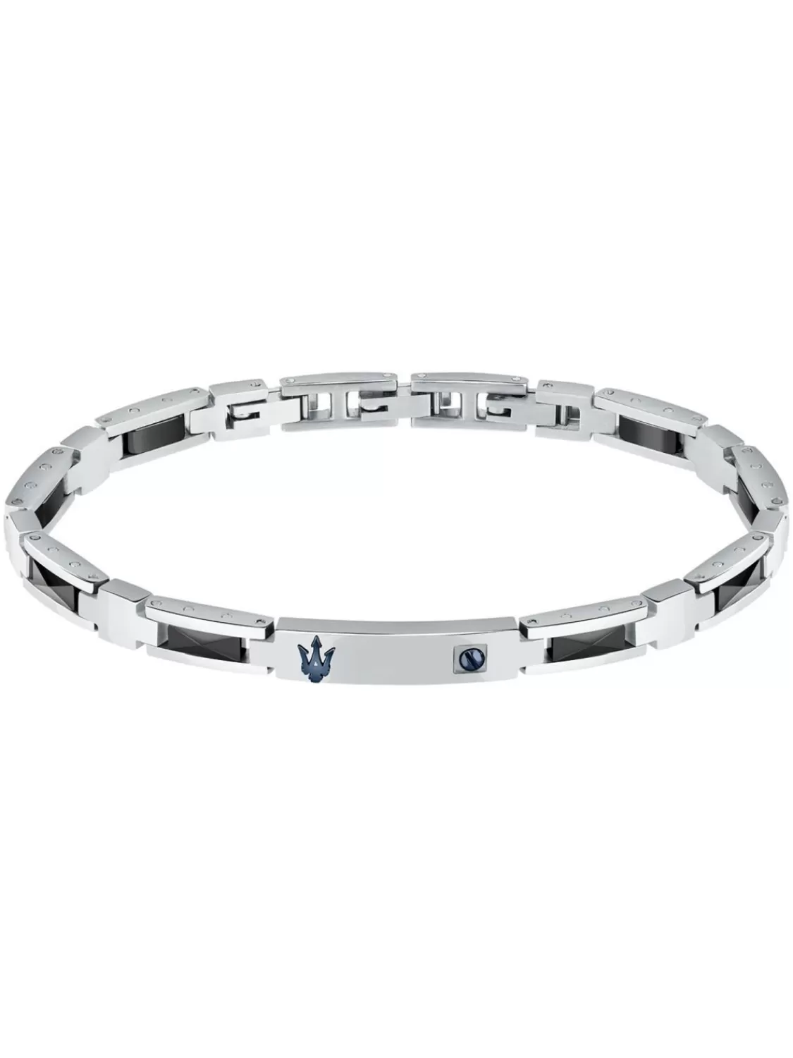 Maserati Herren-Armband Edelstahl Mit Keramik | Herrenschmuck