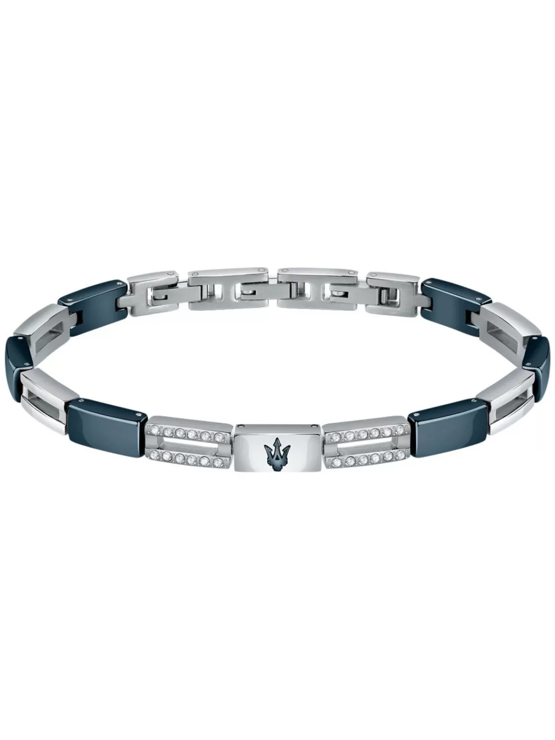 Maserati Herren-Armband Edelstahl Mit Keramik Blau | Herrenschmuck