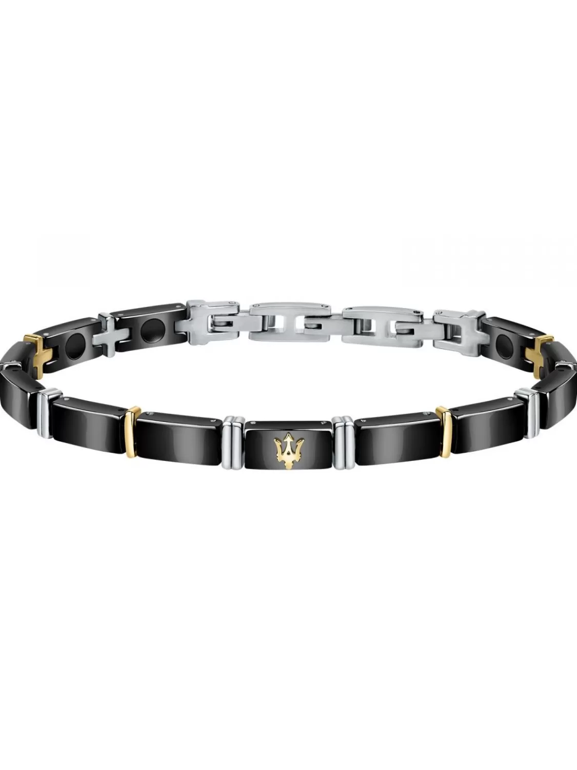 Maserati Herren-Armband Stahl/Keramik | Herrenschmuck