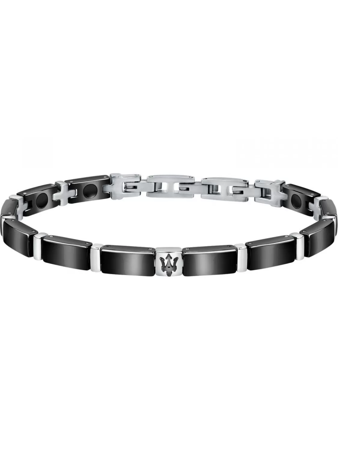 Maserati Herren-Armband Stahl/Keramik | Herrenschmuck