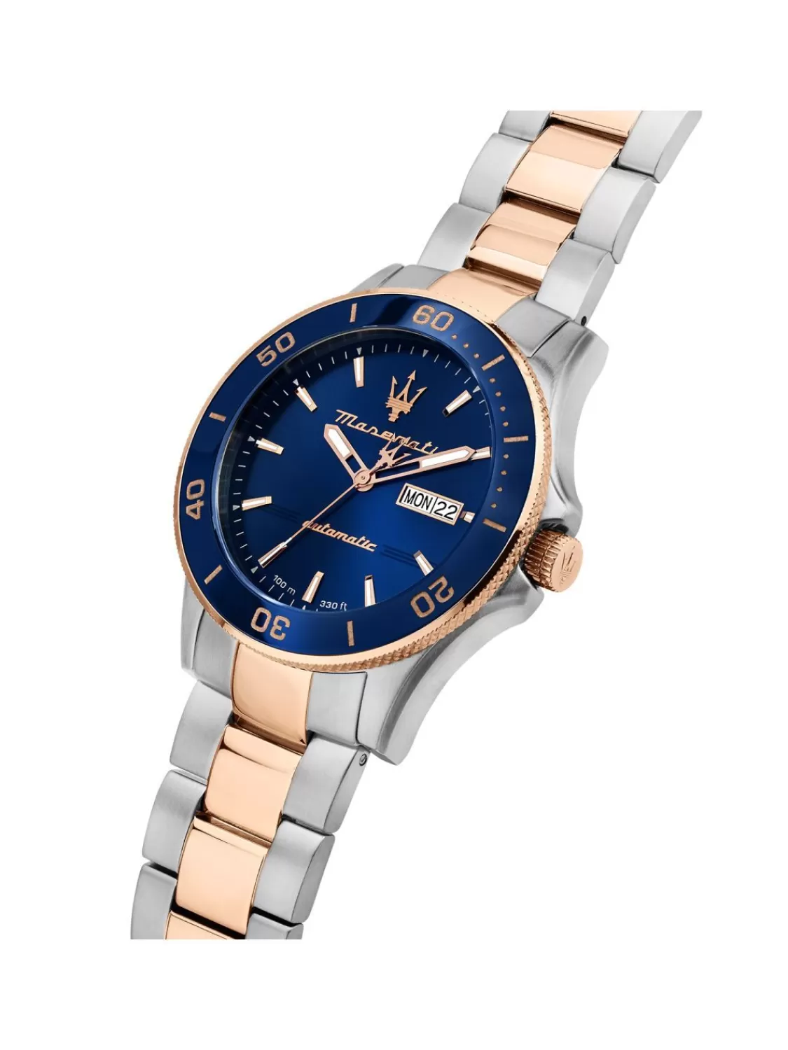 Maserati Herrenuhr Automatik Competizione Bicolor/Blau | Herrenuhren