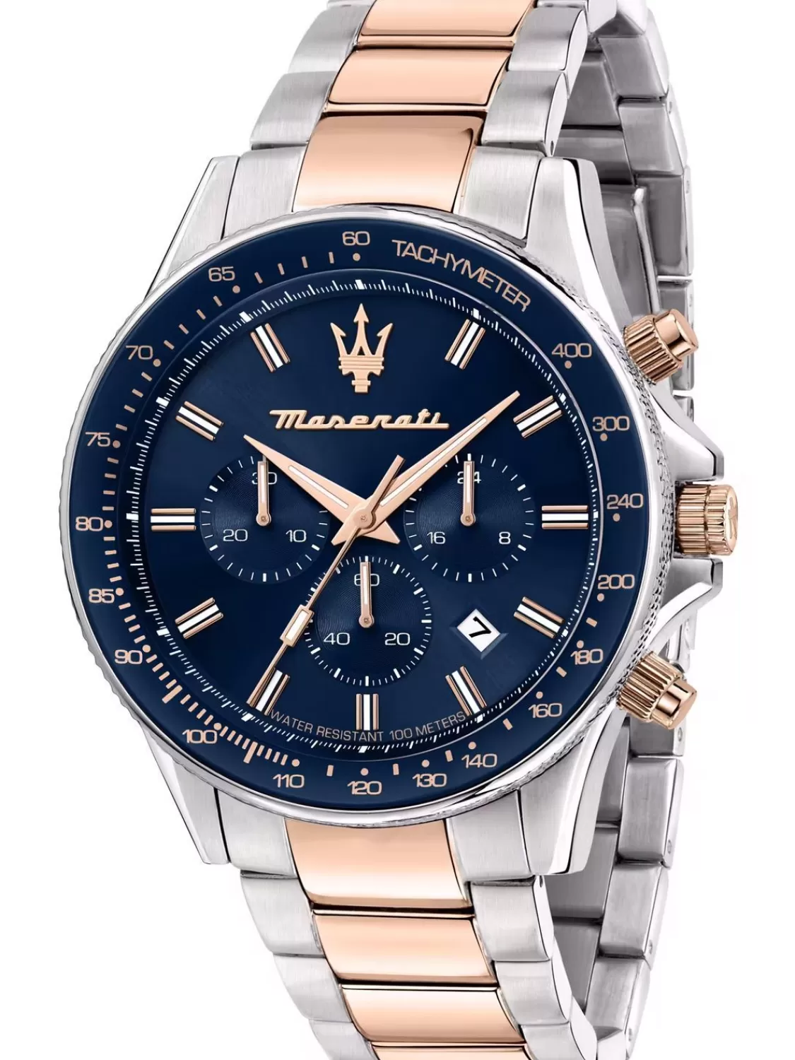 Maserati Herrenuhr Chronograph Sfida Bicolor/Blau | Herrenuhren