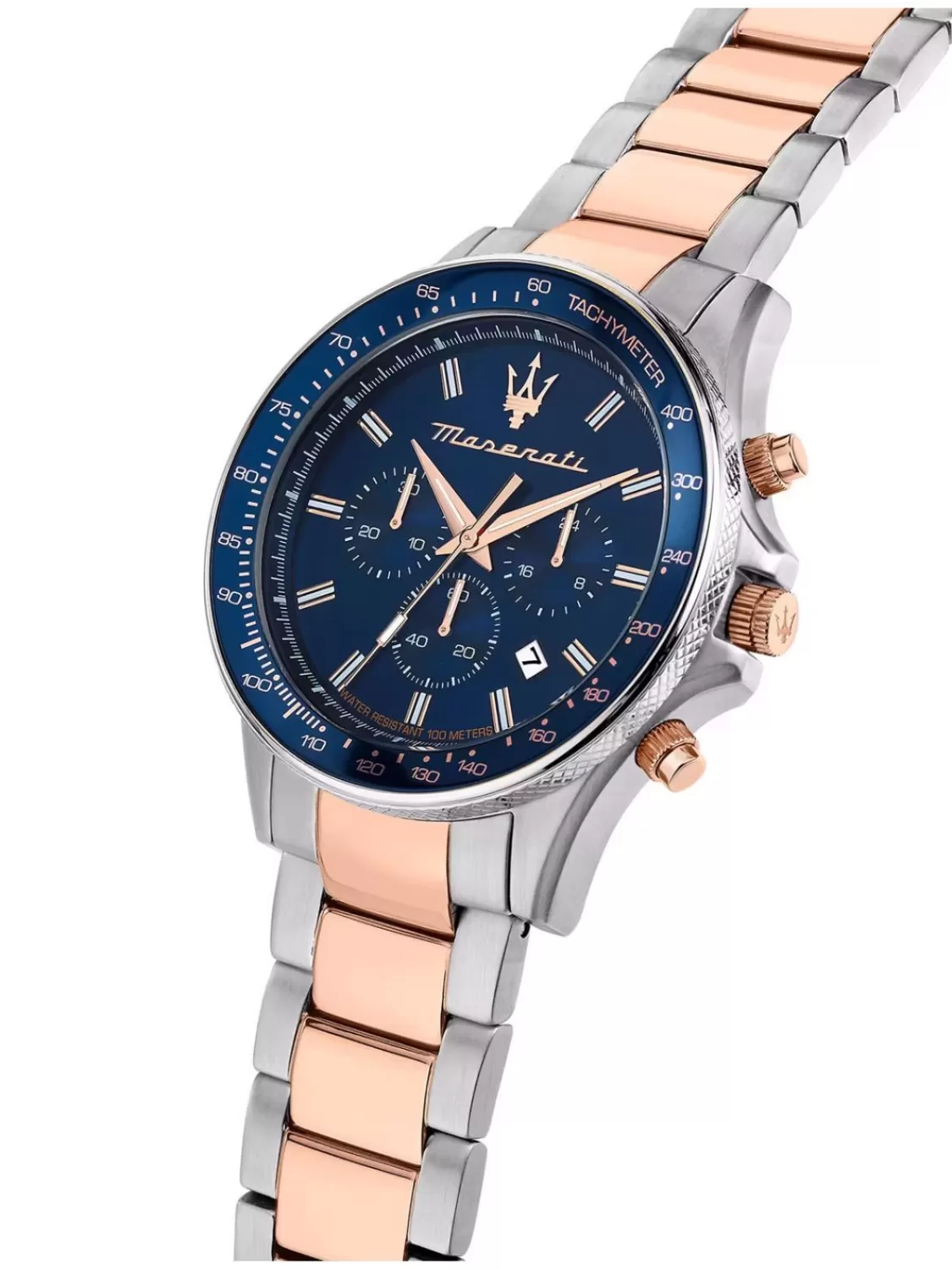 Maserati Herrenuhr Chronograph Sfida Bicolor/Blau | Herrenuhren