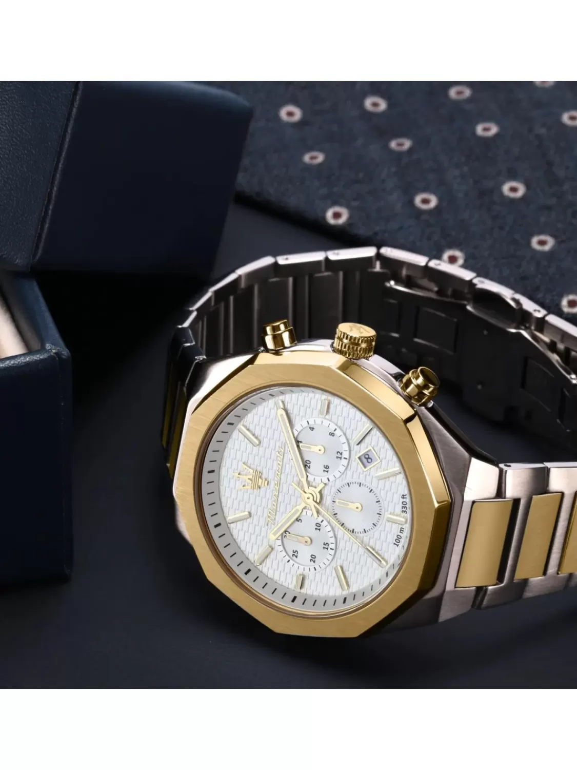 Maserati Herrenuhr Stile Chronograph Bicolor | Herrenuhren