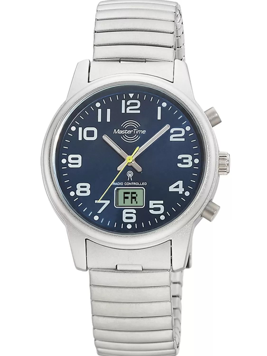 Master Time Damen-Funkarmbanduhr Mit Zugband Blau | Damenuhren