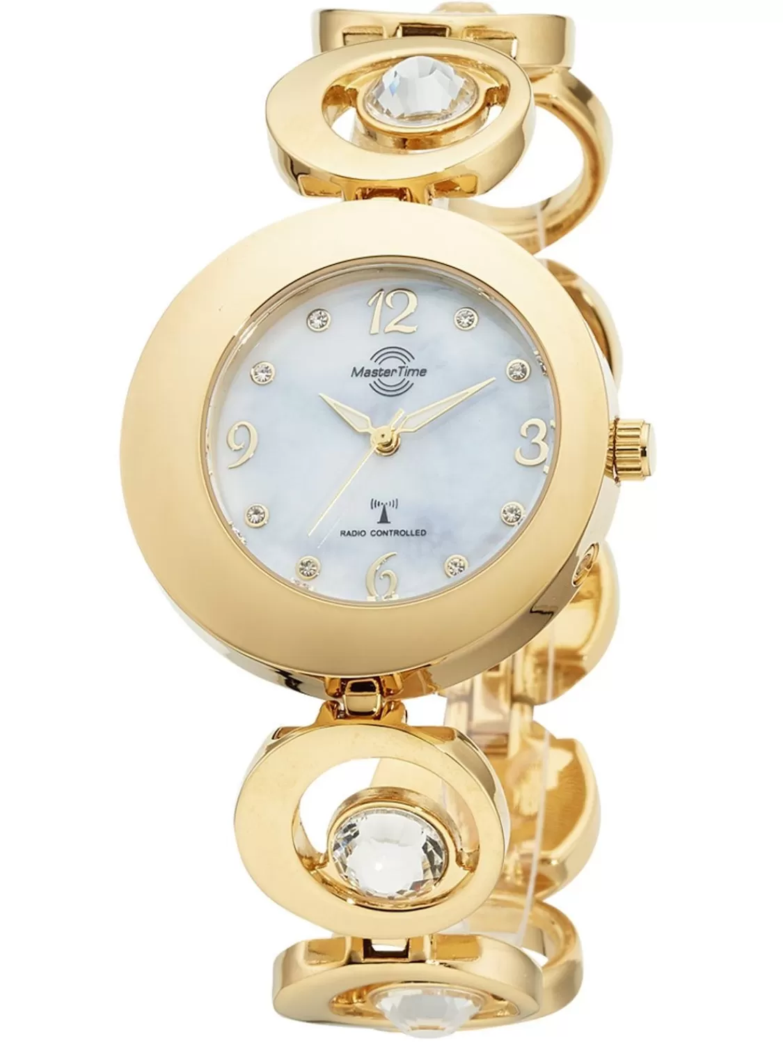 Master Time Damen-Funkuhr Lady Line Goldfarben | Damenuhren