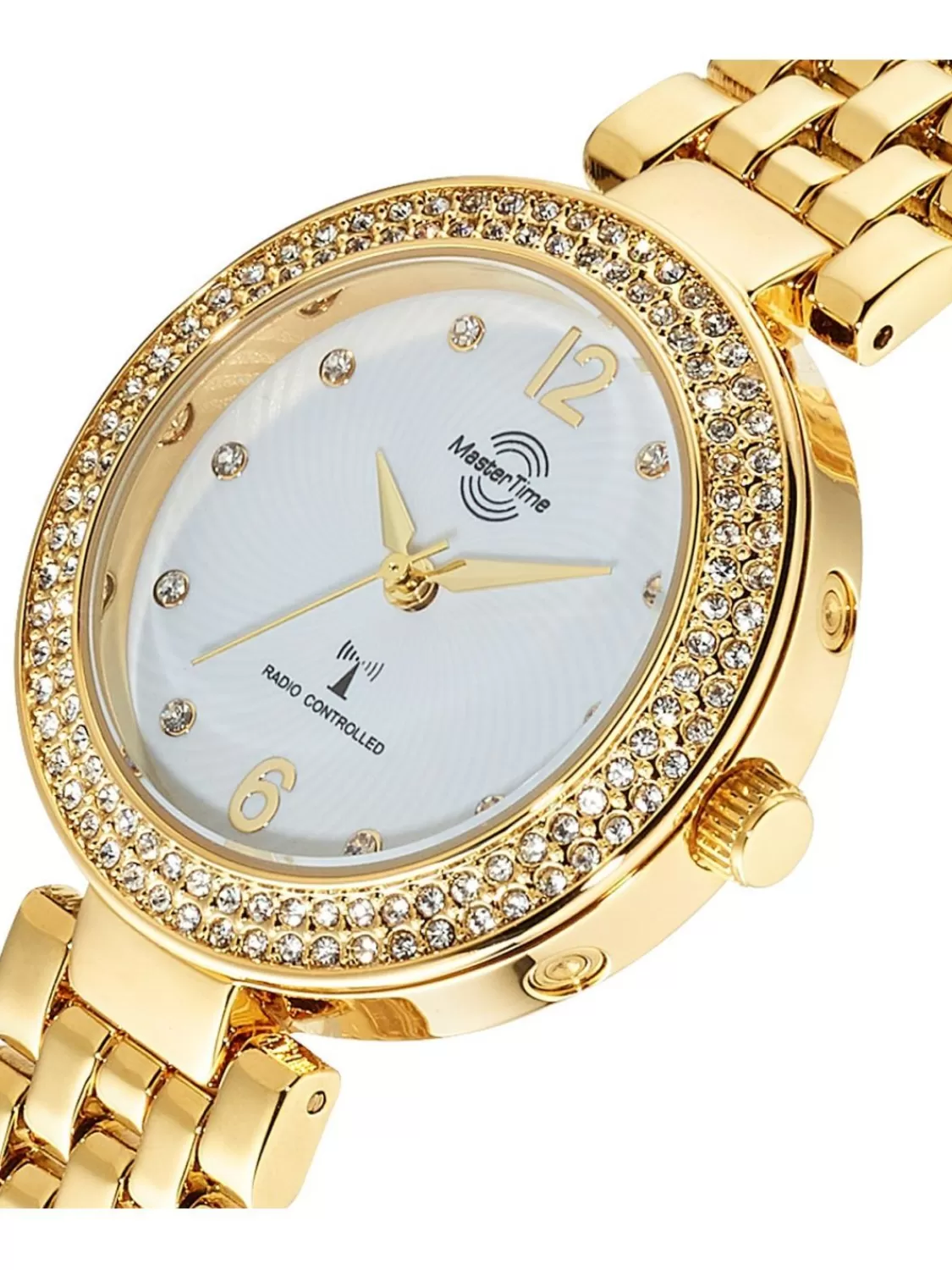 Master Time Damenuhr Funk Lady Line Goldfarben | Damenuhren