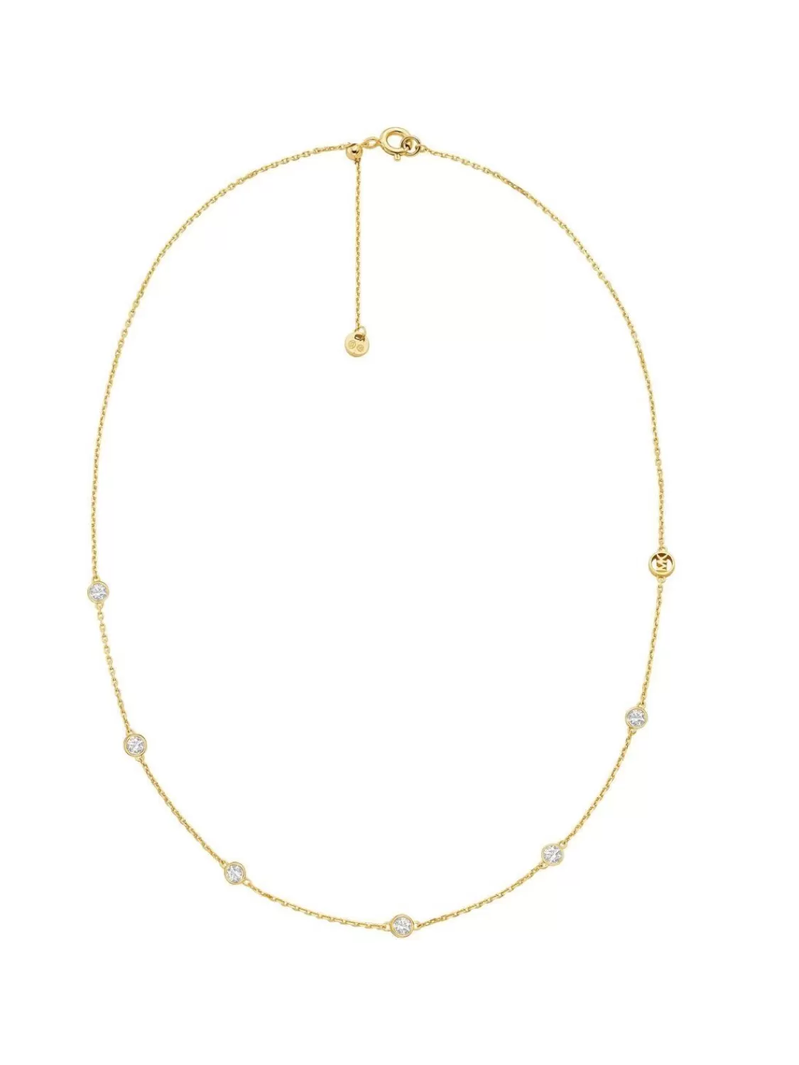 Michael Kors Damen-Kette Station Goldfarben Mit Zirkonia | Damenschmuck
