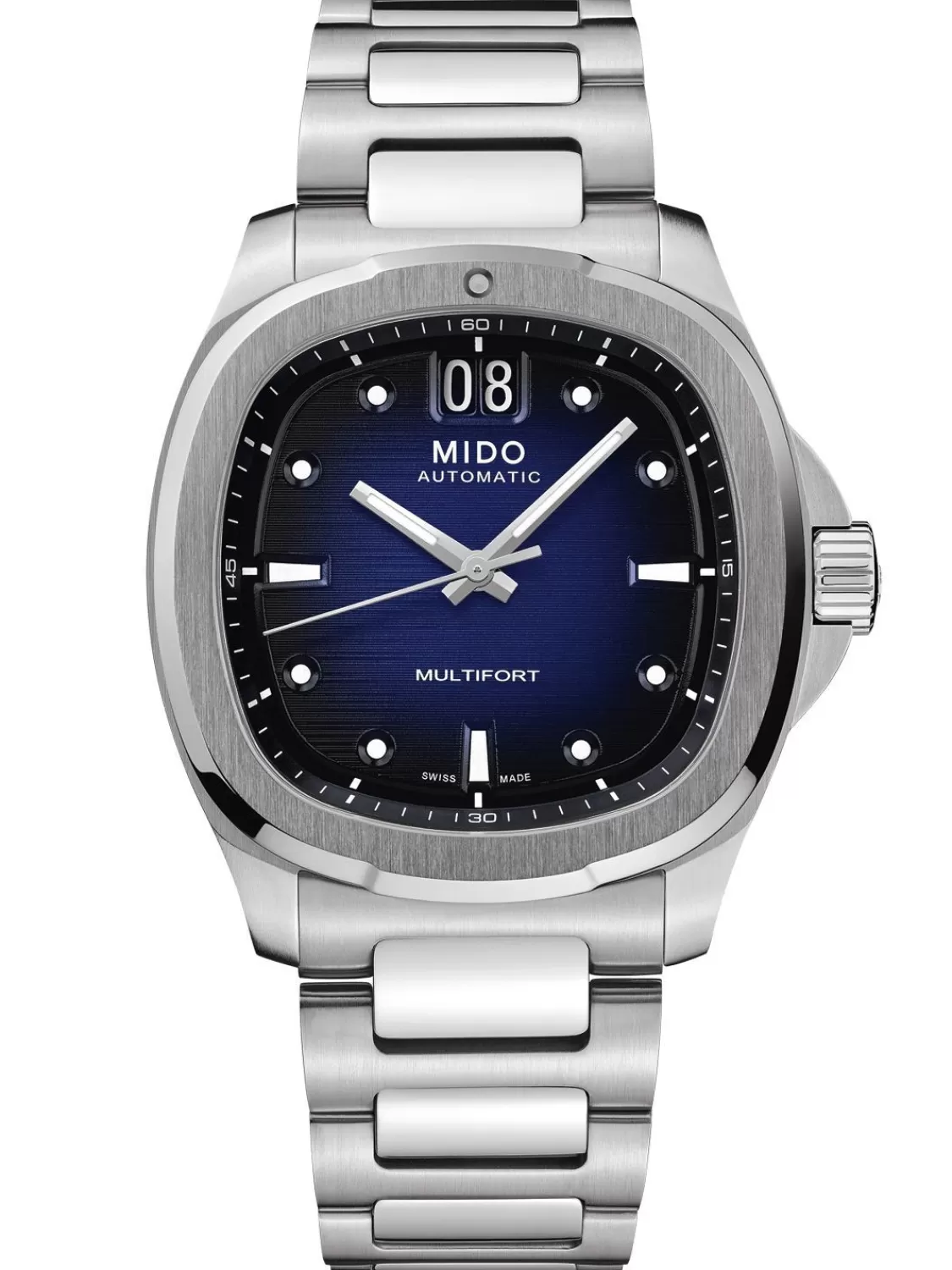 Mido Herrenuhr Automatik Multifort Tv Big Date Blau | Herrenuhren