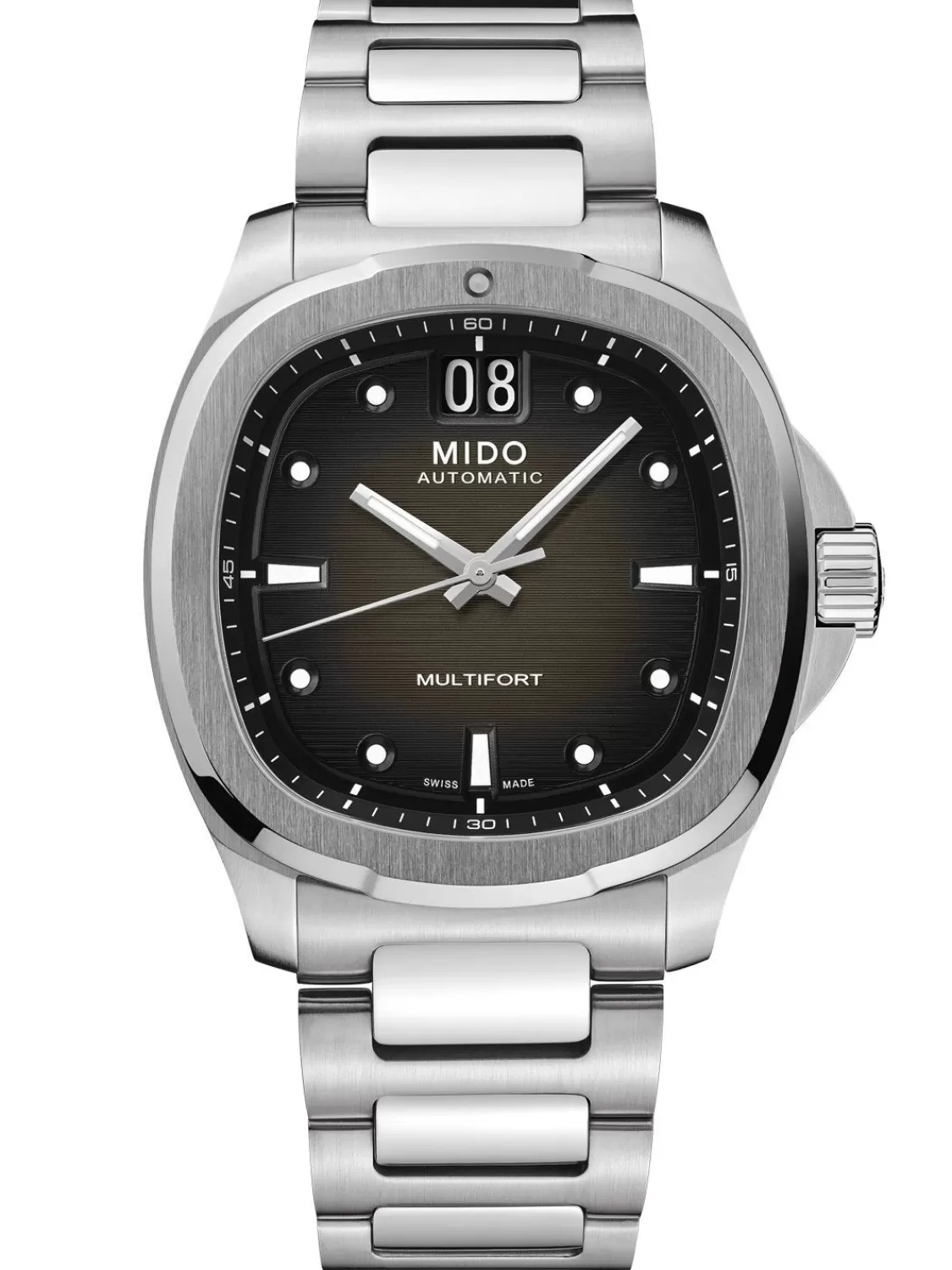 Mido Herrenuhr Automatik Multifort Tv Big Date Schwarz | Herrenuhren