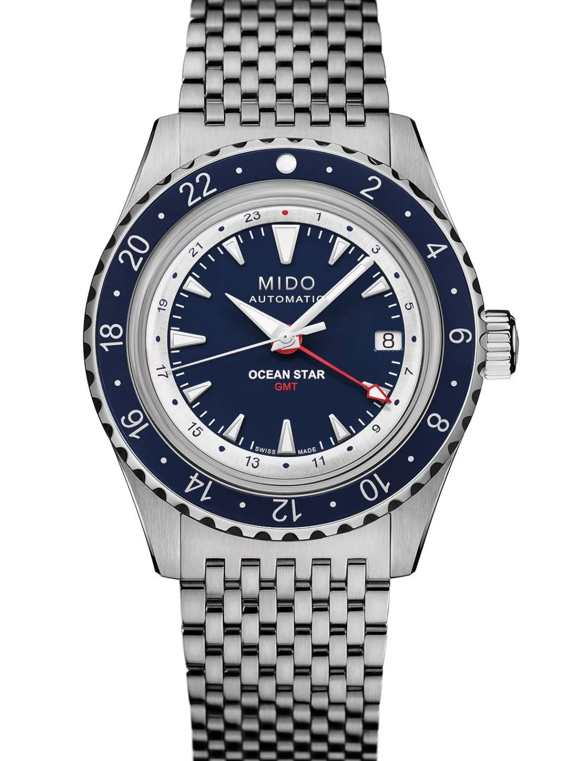 Mido Herrenuhr Ocean Star Gmt Mit 2 Bandern | Herrenuhren