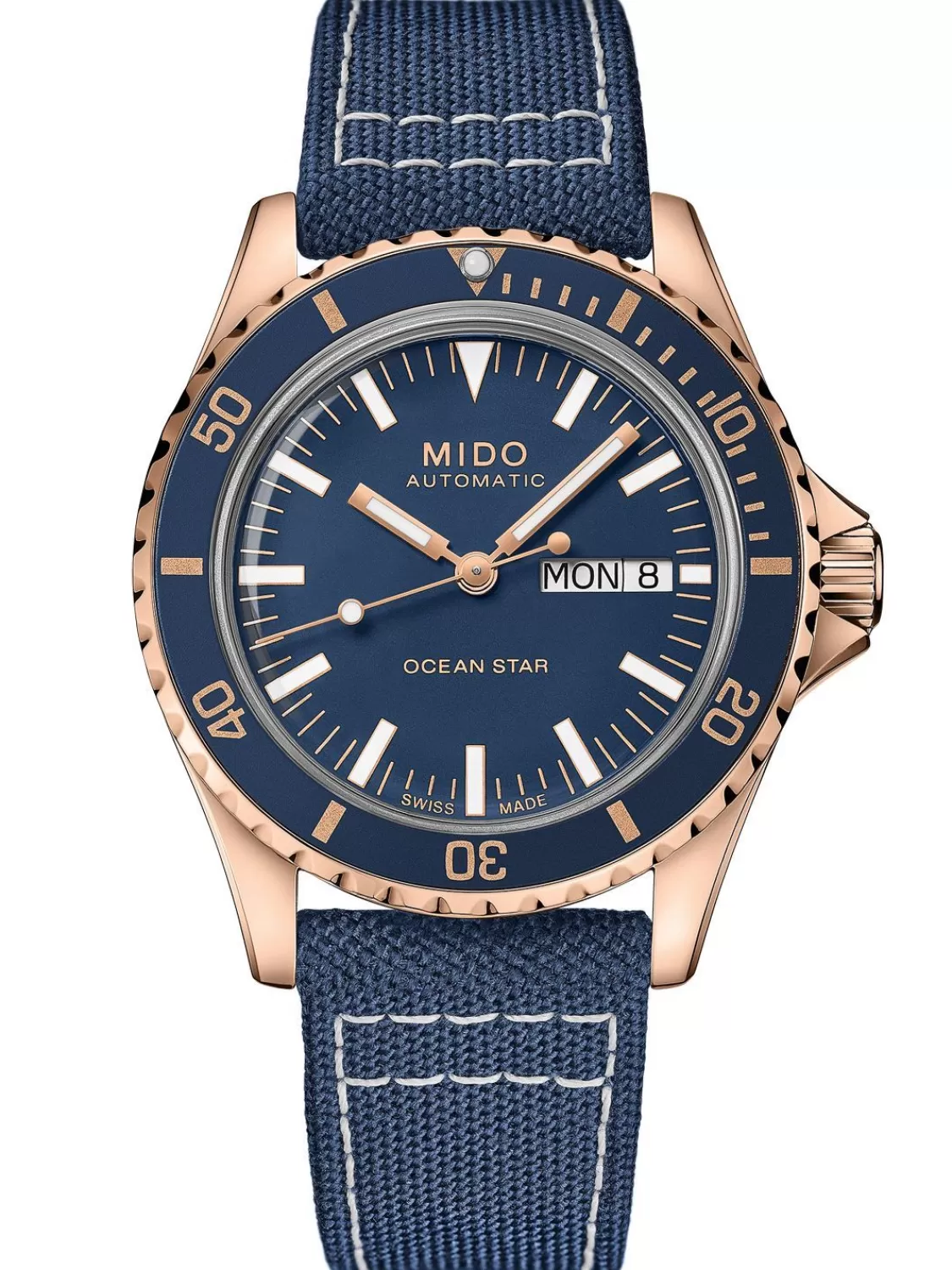 Mido M026.830.38.041.00 Taucheruhr Automatik Ocean Star Tribute Blau | Herrenuhren