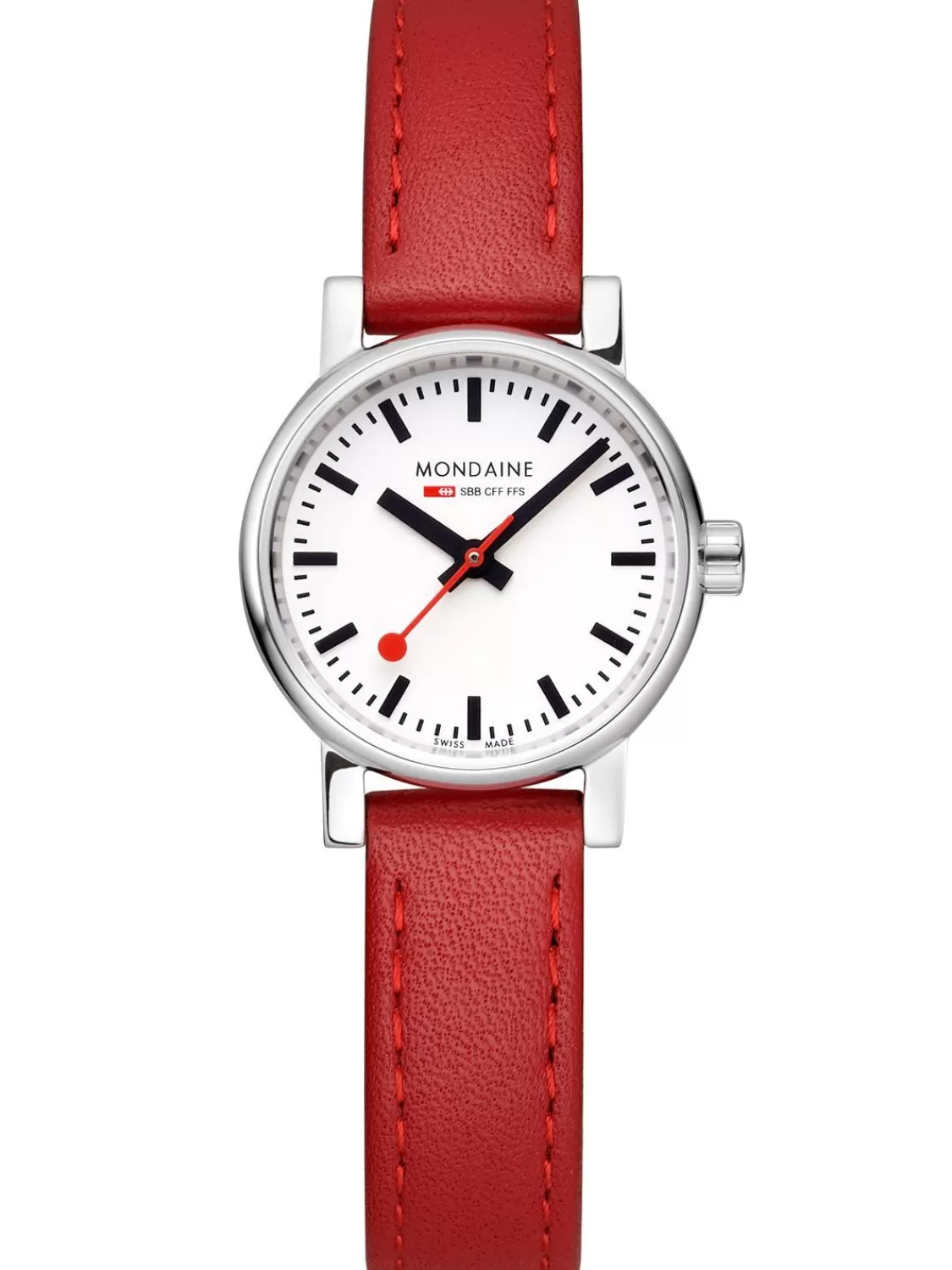 Mondaine Damen-Armbanduhr Evo2 Rot 26 Mm | Damenuhren