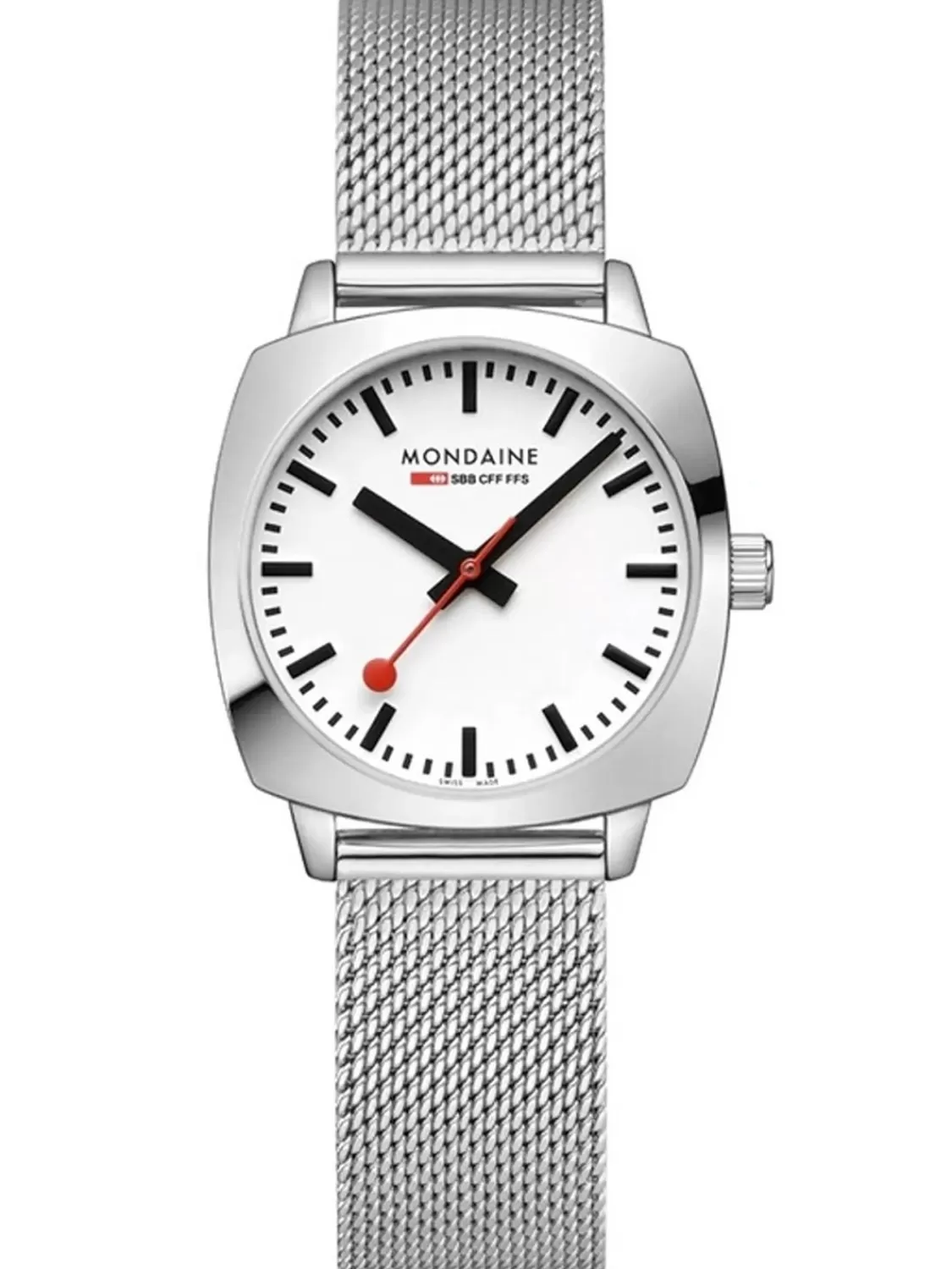 Mondaine Damenuhr Petite Cushion Milanaiseband 31 Mm | Damenuhren