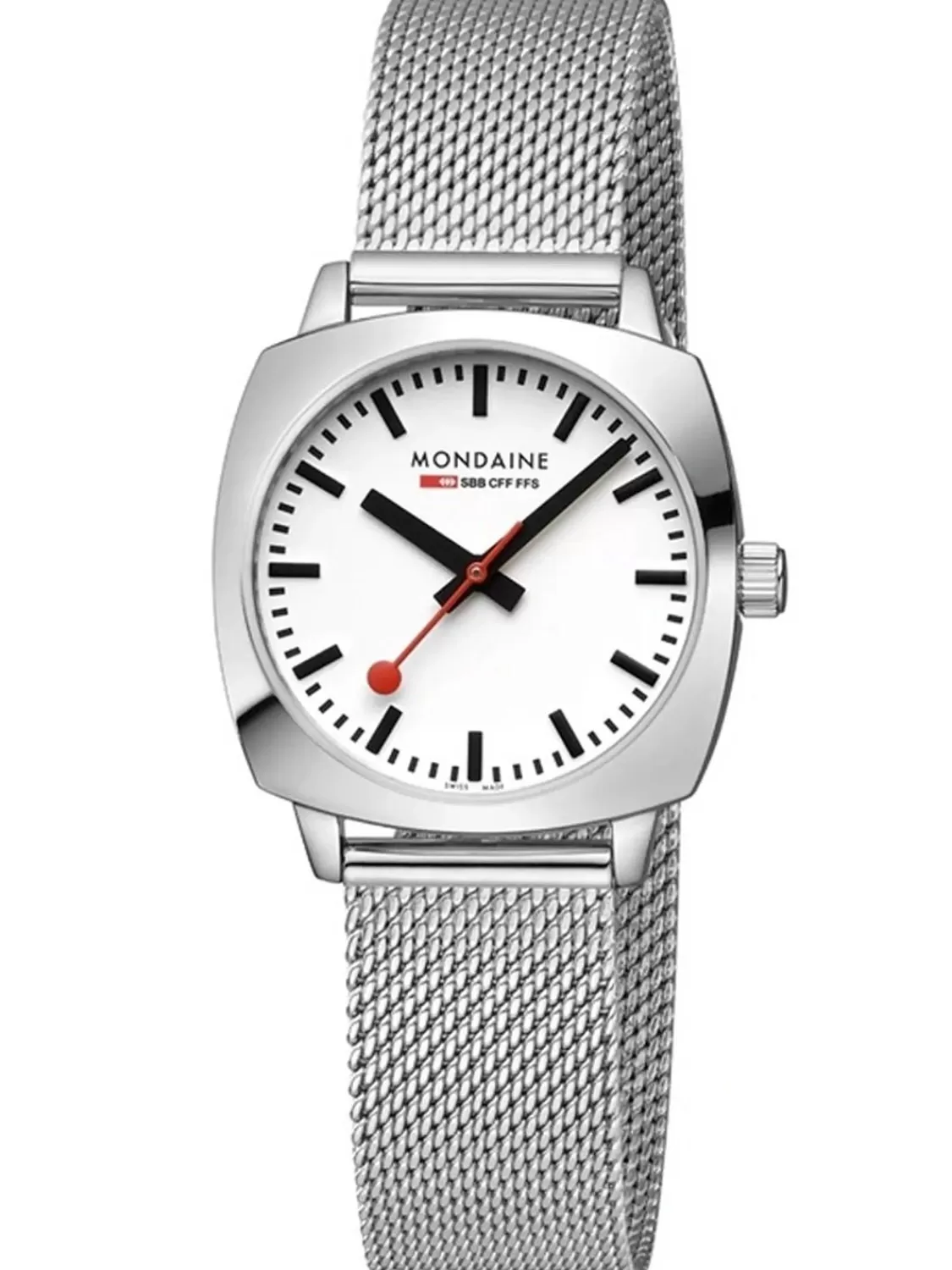 Mondaine Damenuhr Petite Cushion Milanaiseband 31 Mm | Damenuhren