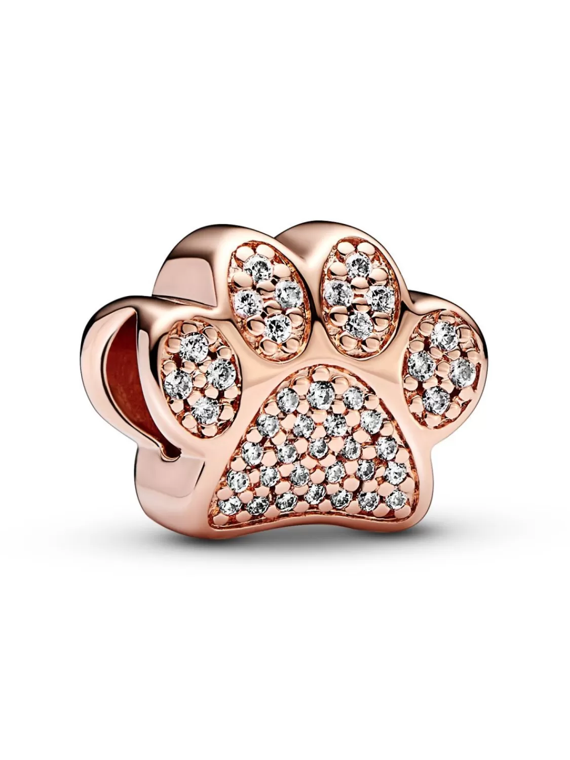 Pandora Charm Funkelnde Pfote Rosegoldfarben | Damenschmuck