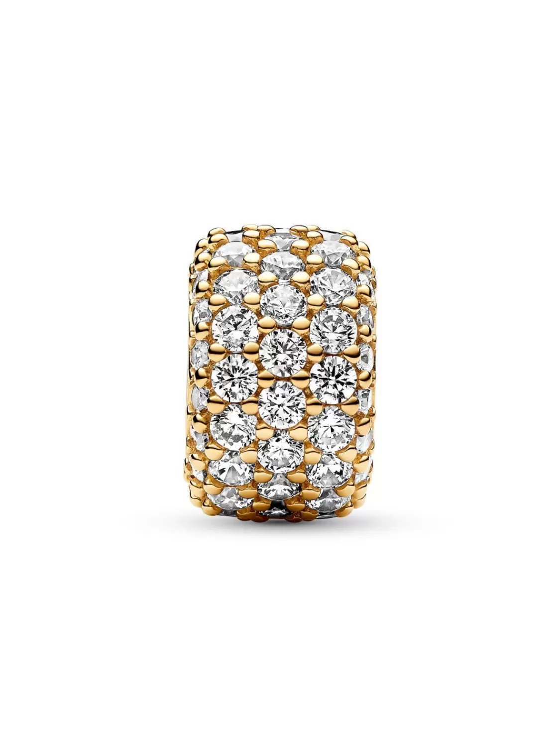 Pandora Charm Funkelndes Pave Dreireihig Goldfarben | Damenschmuck