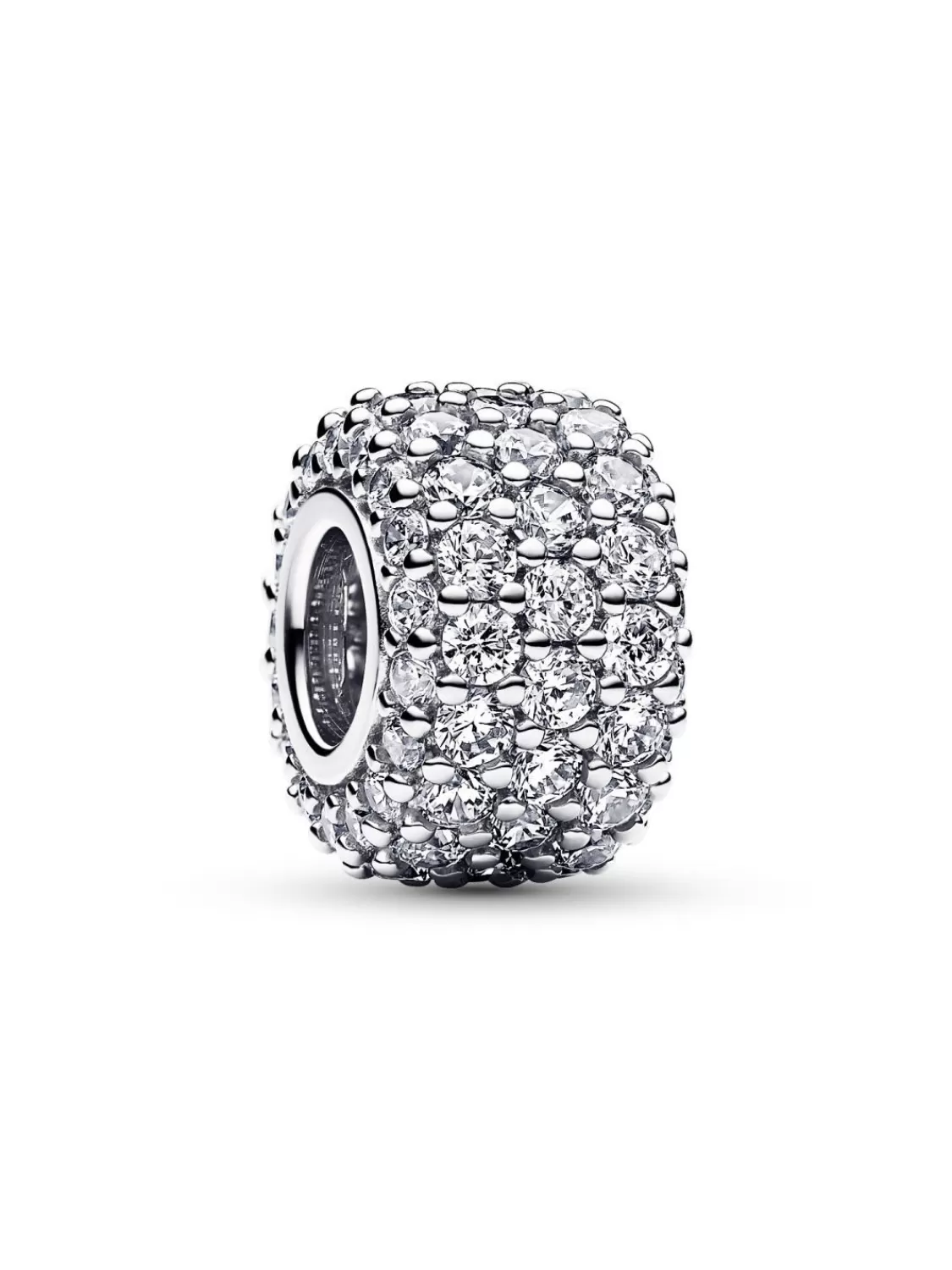 Pandora Charm Funkelndes Pave Dreireihig Silber | Damenschmuck