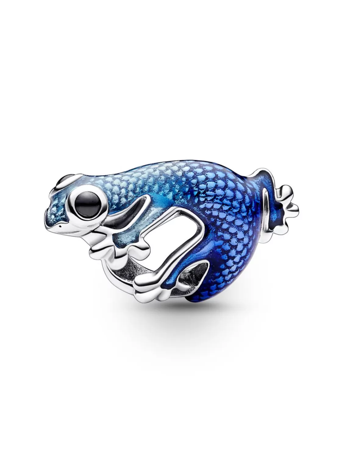 Pandora Charm Silber Metallisch Blauer Gecko | Damenschmuck