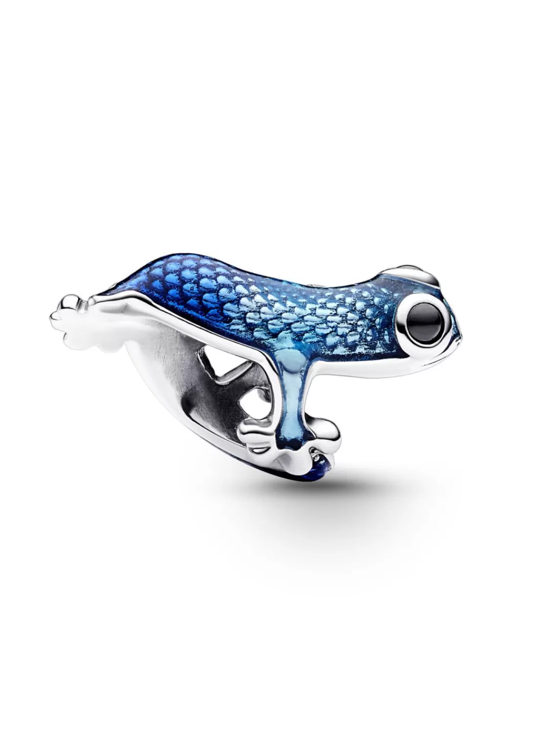 Pandora Charm Silber Metallisch Blauer Gecko | Damenschmuck