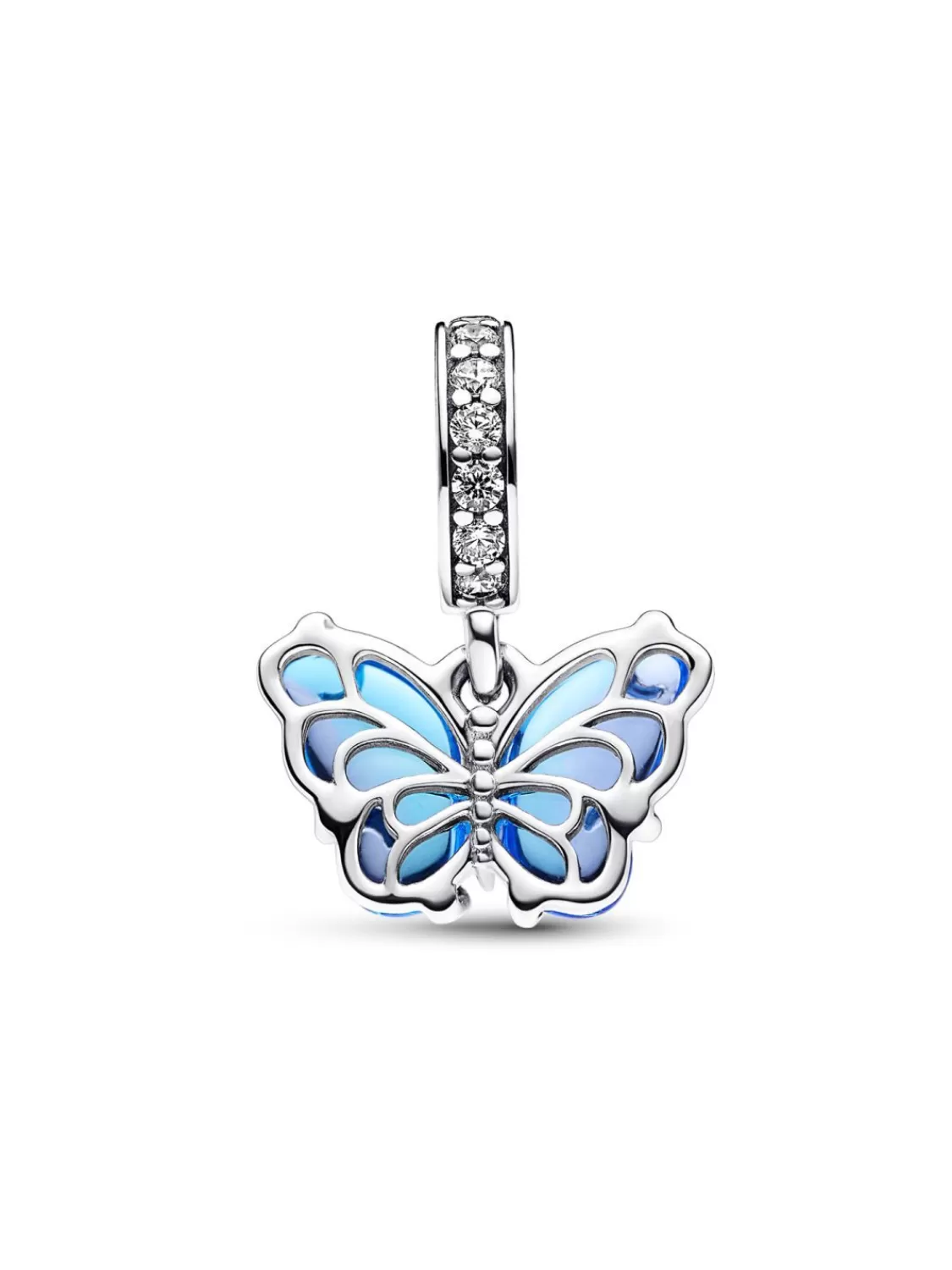 Pandora Charm-Anhanger Blauer Muranoglas Schmetterling | Damenschmuck