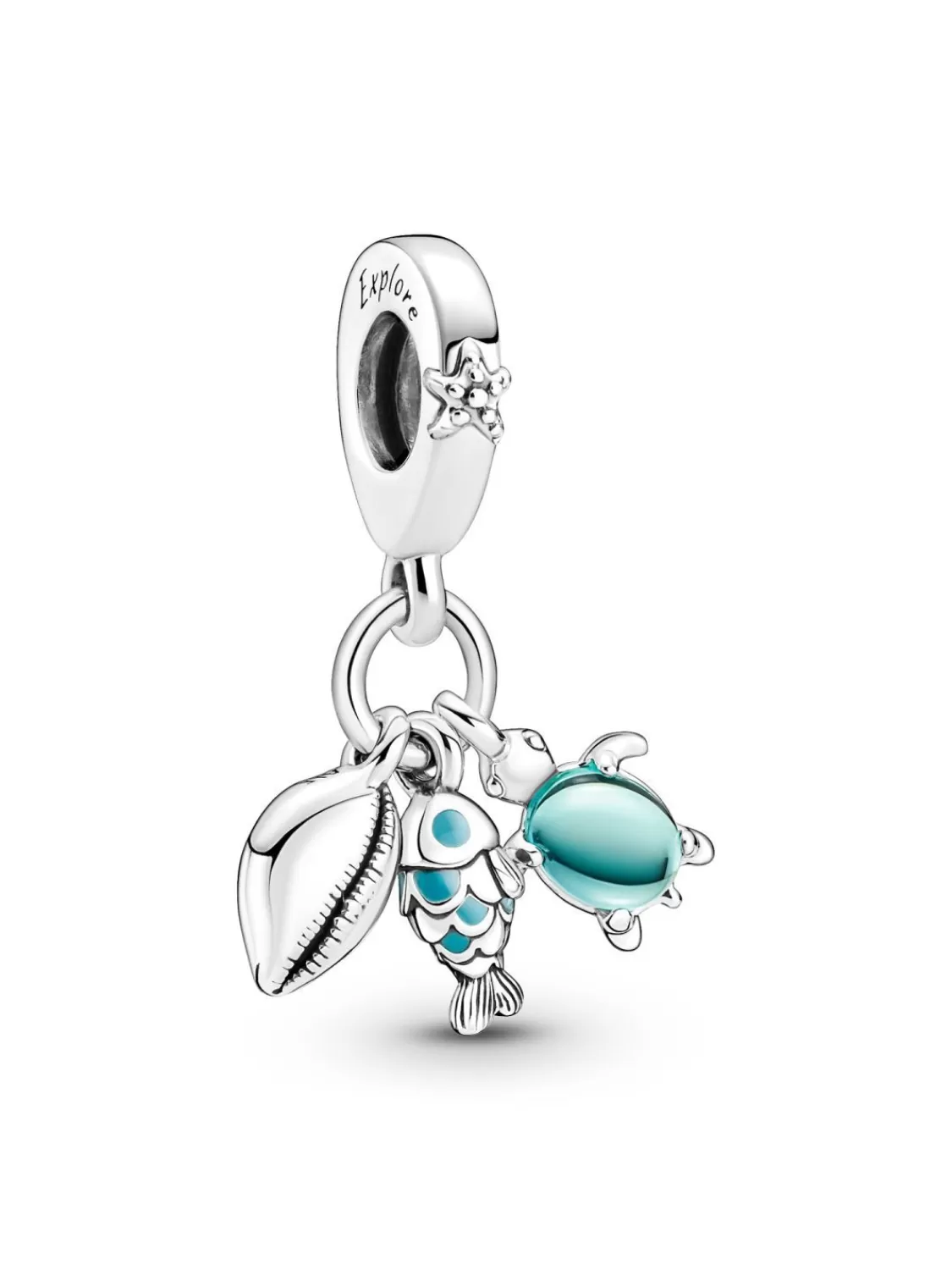 Pandora Charm-Anhanger Fisch, Meeresschildkrote Und Muschel | Damenschmuck