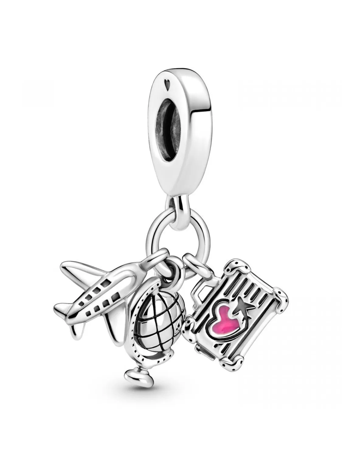 Pandora Charm-Anhanger Flugzeug, Globus Und Koffer | Damenschmuck