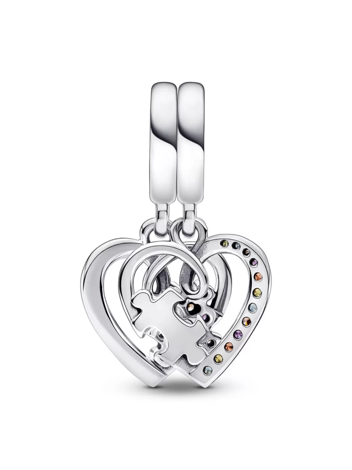 Pandora Charm-Anhanger Herzen Mit Puzzleteilen | Damenschmuck