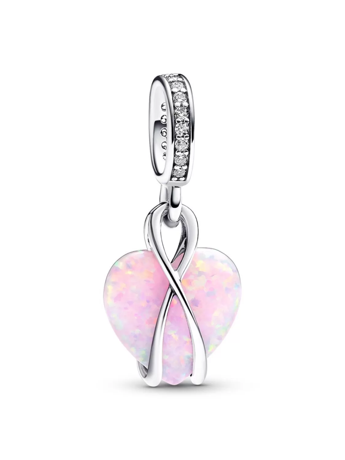 Pandora Charm-Anhanger Mum Opalisierendes Herz | Damenschmuck