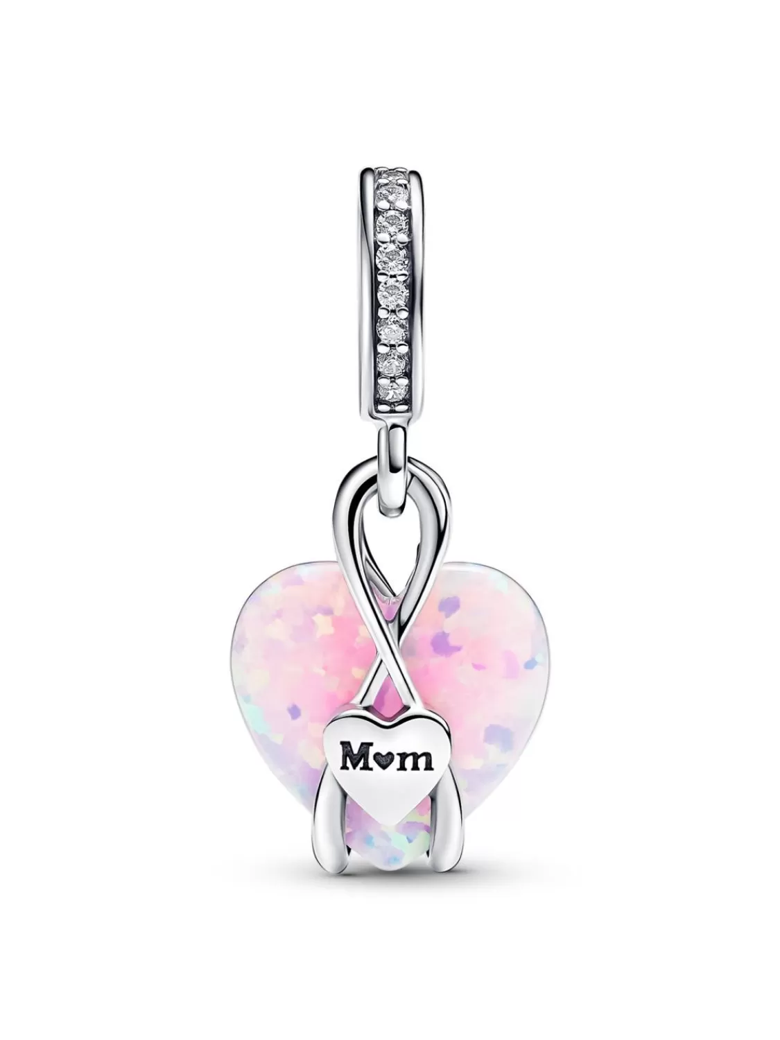 Pandora Charm-Anhanger Mum Opalisierendes Herz | Damenschmuck