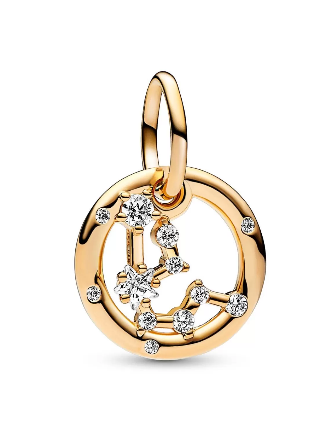 Pandora Charm-Anhanger Sternzeichen Wassermann Goldfarben | Damenschmuck